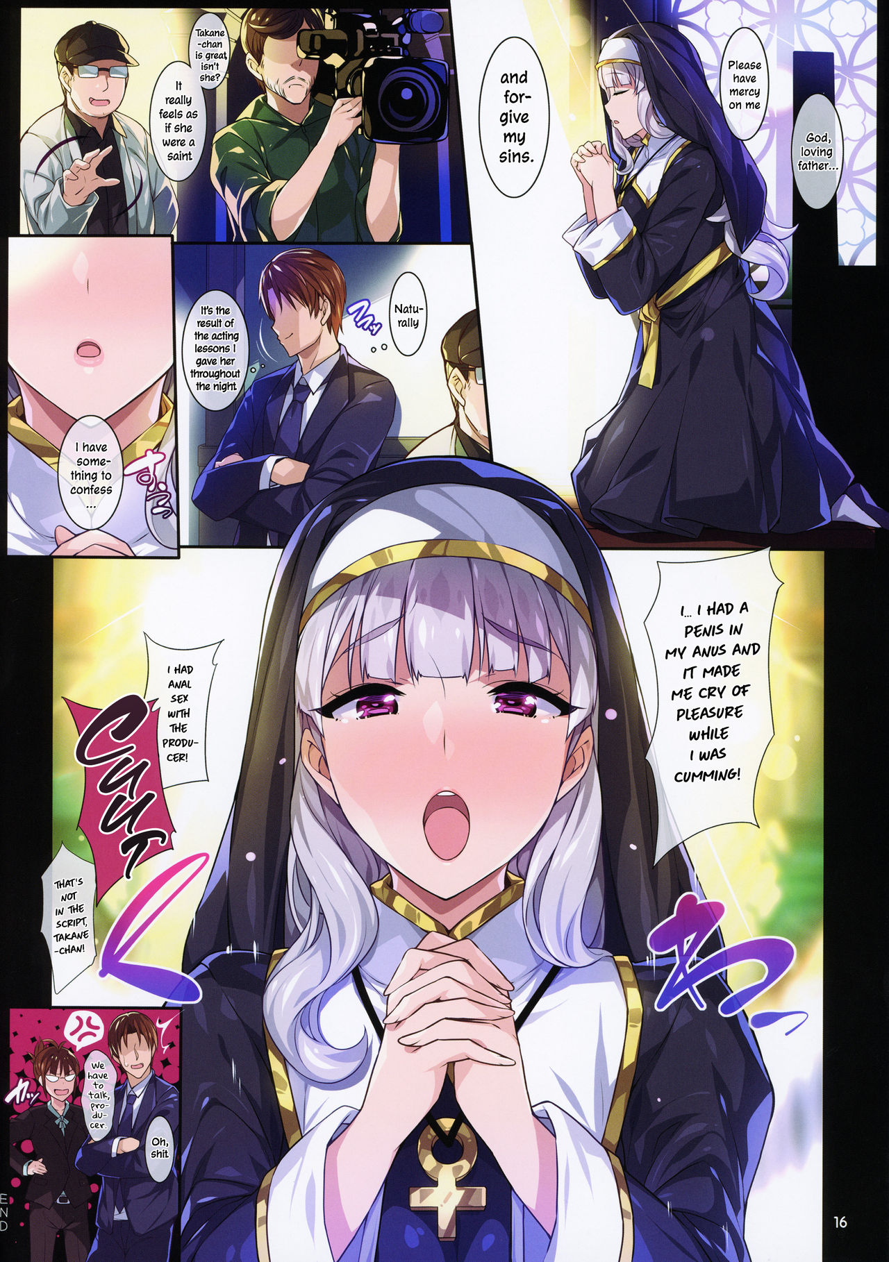 Sister Takane’s Confession of Sins (The Idolmaster) [Hidebou] 1 . Sister Takane's Confession of Sins - Chapter 1 (The Idolmaster) [Hidebou] – page 17