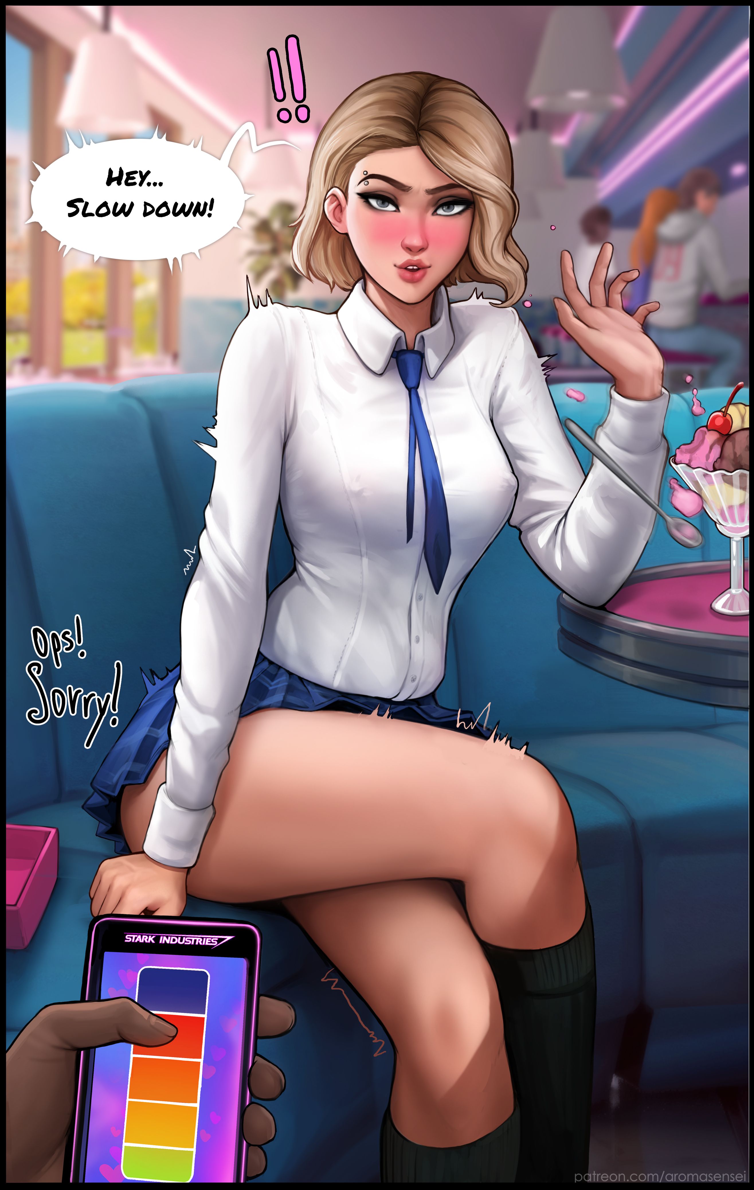 Do You Like Your Gift? (Spider-Man) [Aroma Sensei] 1.2 . Do You Like Your Gift? - Futanari Version - Chapter 1 (Spider-Man) [Aroma Sensei] – page 3
