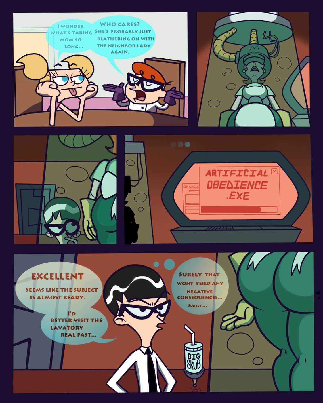 MomDark-er (Dexter’s Laboratory) [Whargleblargle] 2 . MomDark-er - Chapter 2 (Dexter's Laboratory) [Whargleblargle] – page 2