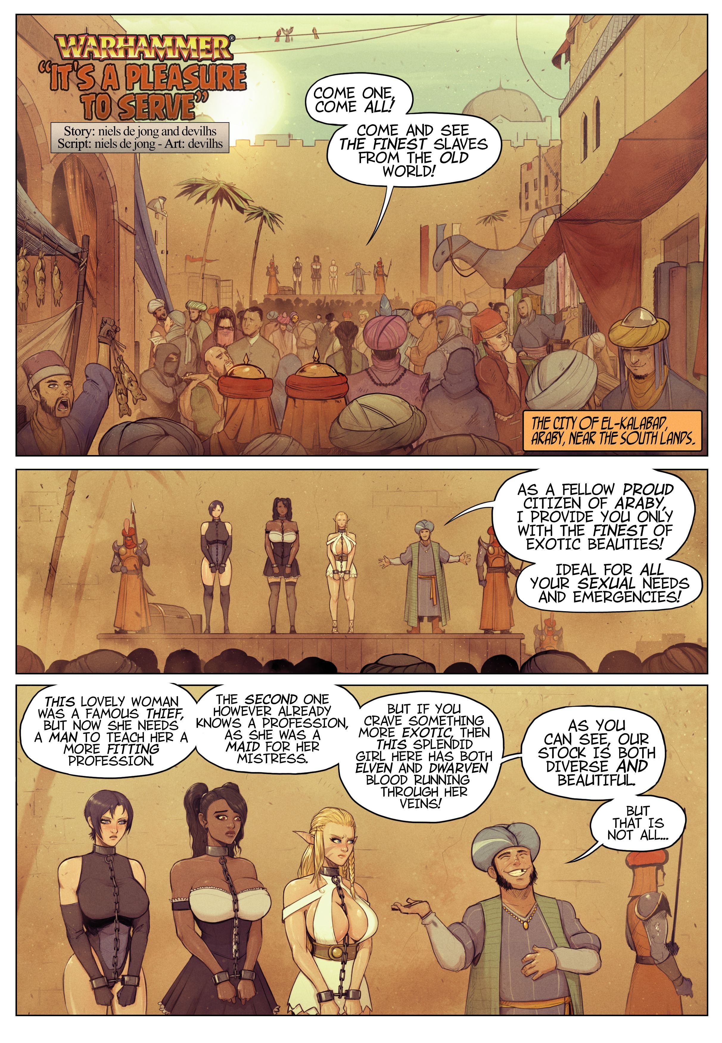 It’s A Pleasure To Serve (Warhammer) [DevilHS] 1 . It's A Pleasure To Serve - Chapter 1 (Warhammer) [DevilHS] – page 1