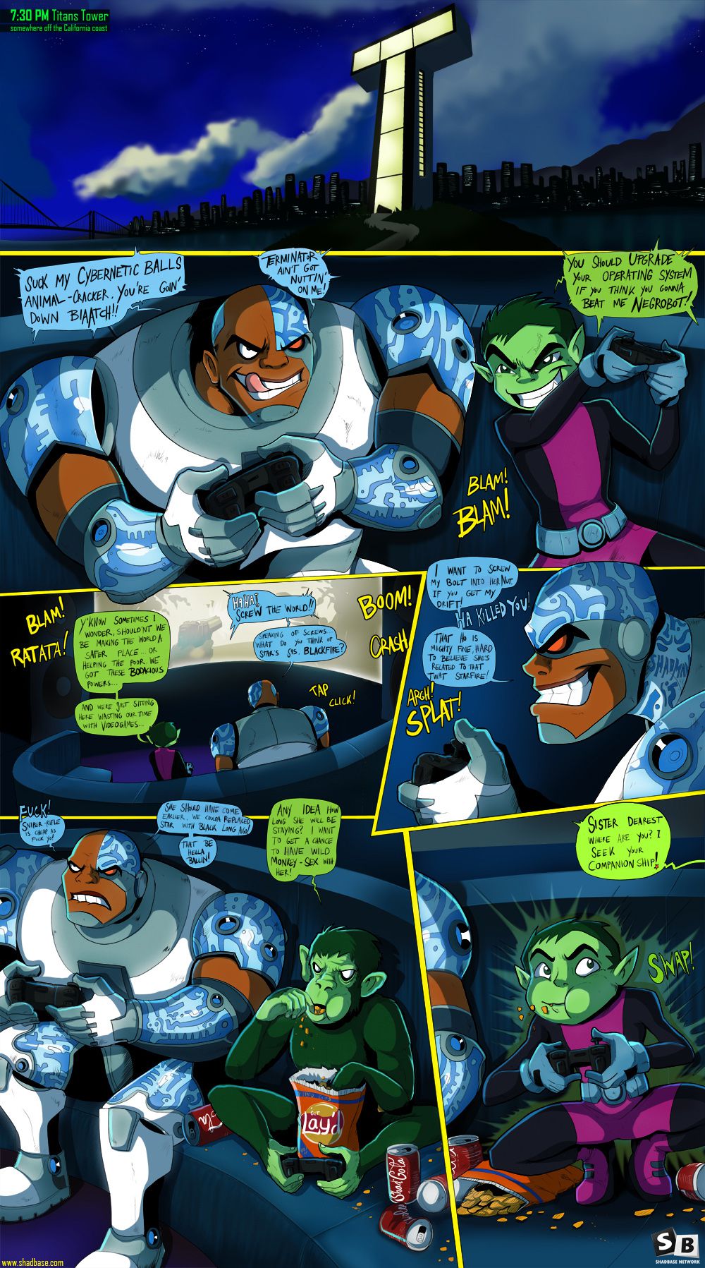Teen Titans Go! Fuck (Teen Titans) [ShadBase] 1 . Teen Titans Go! Fuck - Chapter 1 (Teen Titans) [ShadBase] – page 3