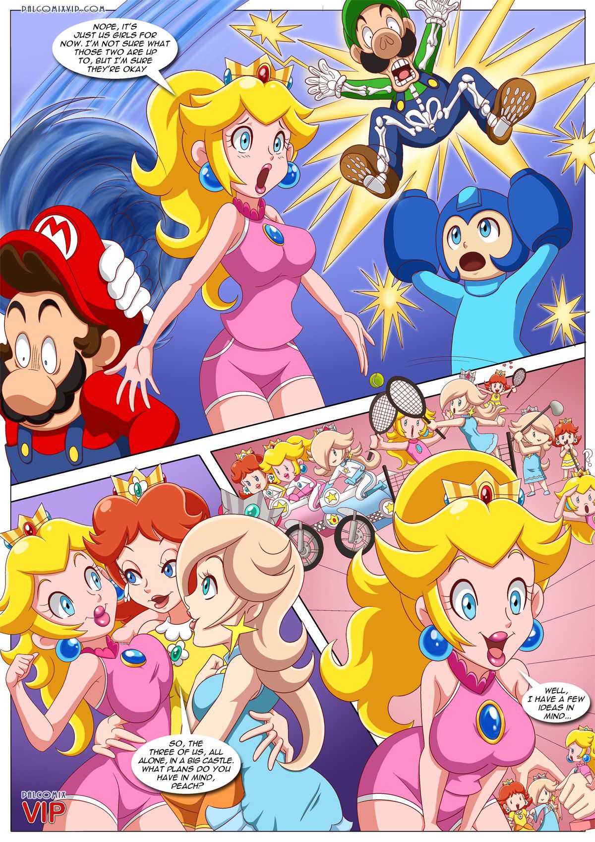 Peachy Party (Mario Series) [Palcomix] 1 . Peachy Party - Chapter 1 (Mario Series) [Palcomix] – page 3