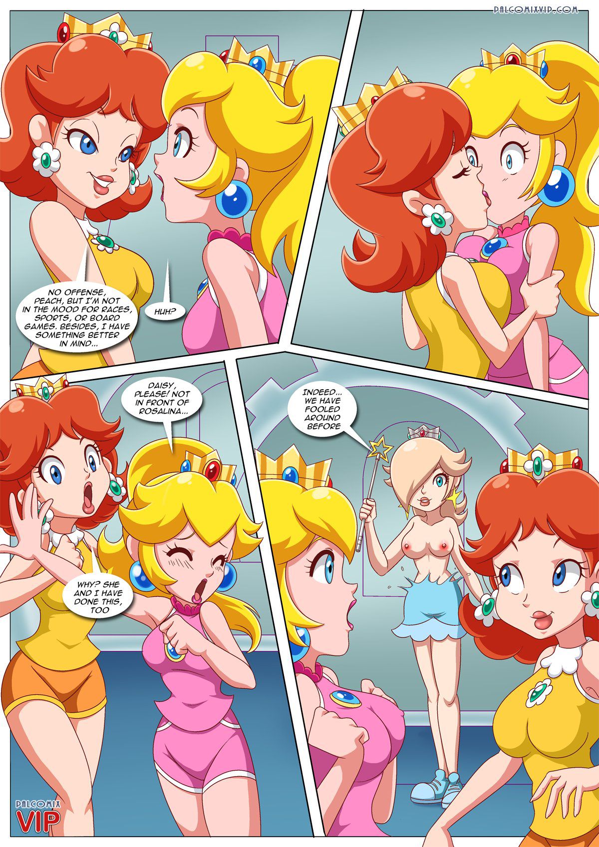 Peachy Party (Mario Series) [Palcomix] 1 . Peachy Party - Chapter 1 (Mario Series) [Palcomix] – page 4