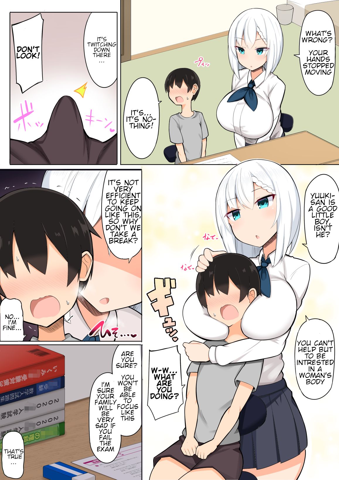 Studying For An Exam With My Older Sister [Jakko] 1 . Studying For An Exam With My Older Sister - Chapter 1 [Jakko] – page 4