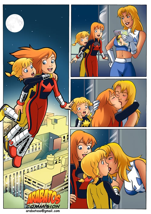 Power Threesome (Fantastic Four , Power Pack) [Arabatos] 1 . Power Threesome - Chapter 1 (Fantastic Four , Power Pack) [Arabatos] – page 1