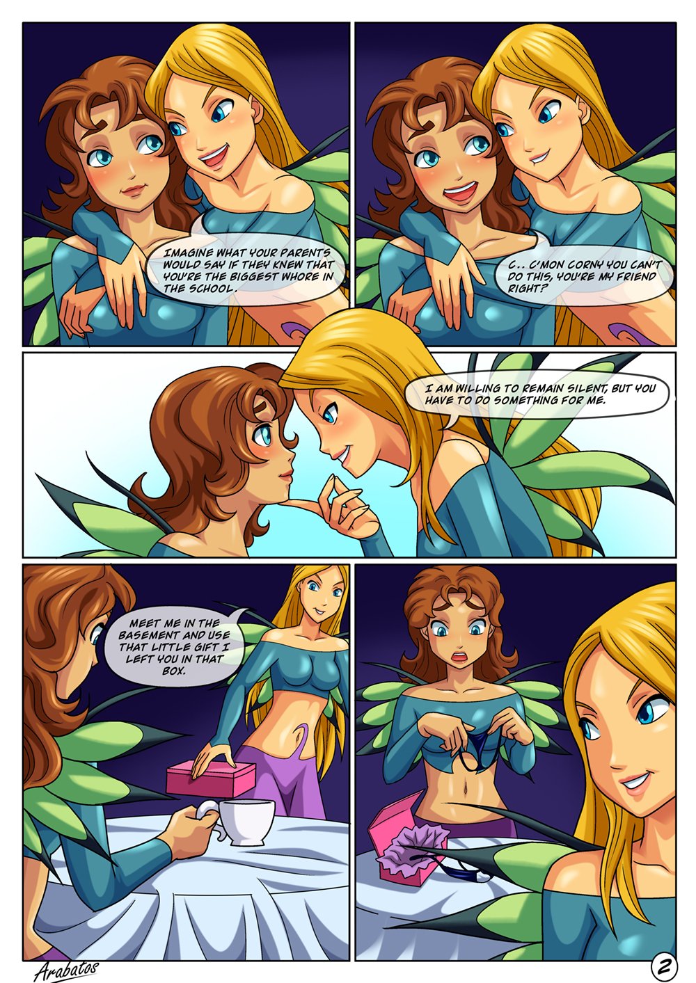 Friends With Benefits (W.I.T.C.H.) [Arabatos] 1 . Friends With Benefits - Chapter 1 (W.I.T.C.H.) [Arabatos] – page 3
