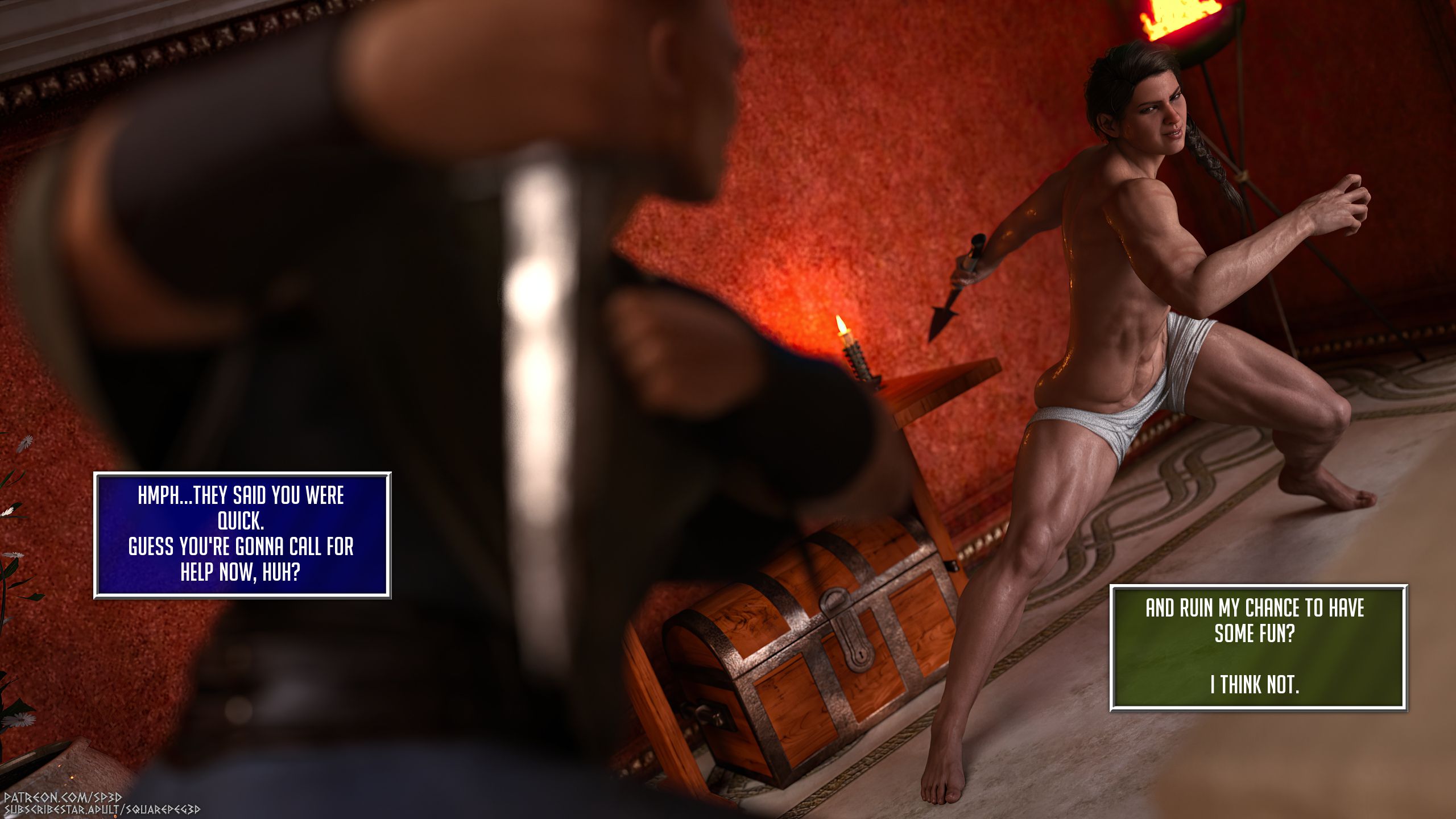 The Four F’ (Assassin’s Creed) [SquarePeg3D] 1 . The Four F' - Chapter 1 [SquarePeg3D] – page 13