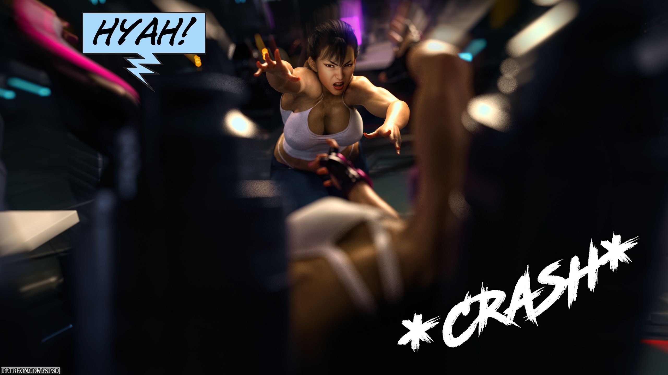 The Good, The Bad, And The Psycho (Street Fighter) [SquarePeg3D] 1 . The Good, The Bad, And The Psycho - Chapter 1 (Street Fighter) [SquarePeg3D] – page 15