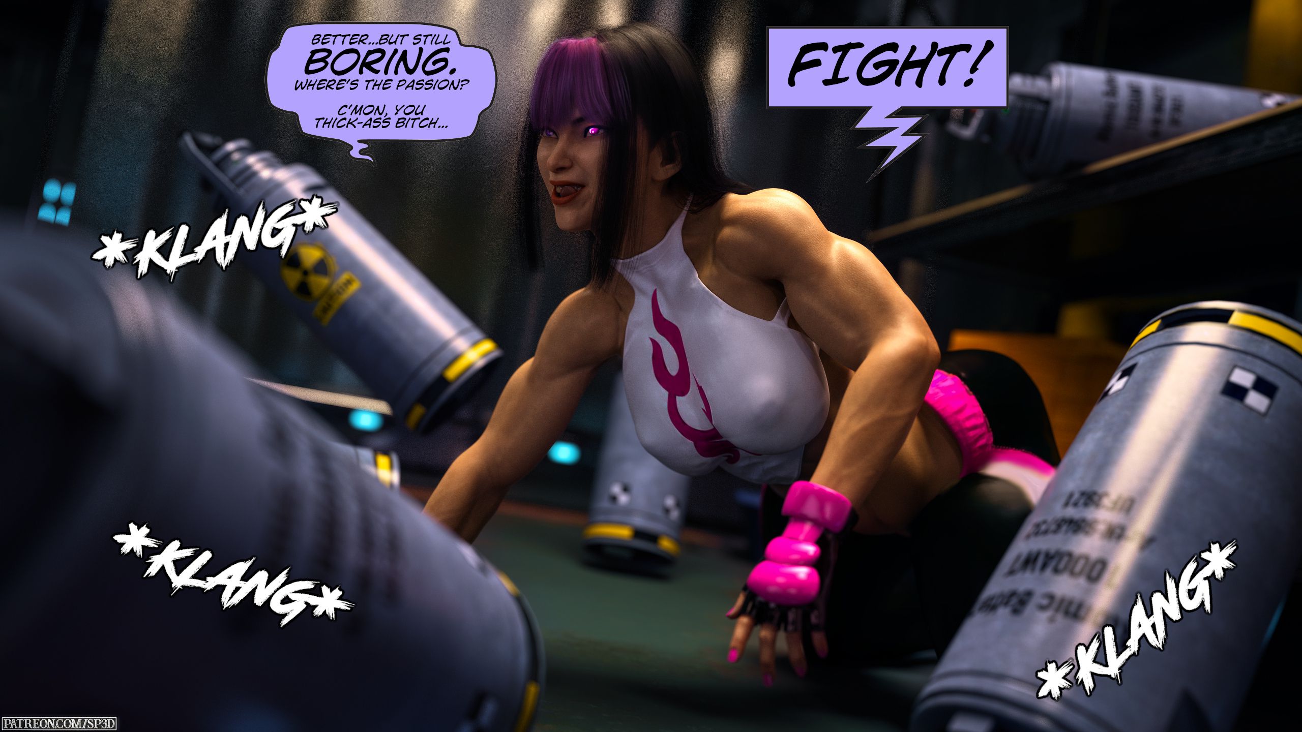 The Good, The Bad, And The Psycho (Street Fighter) [SquarePeg3D] 1 . The Good, The Bad, And The Psycho - Chapter 1 (Street Fighter) [SquarePeg3D] – page 16