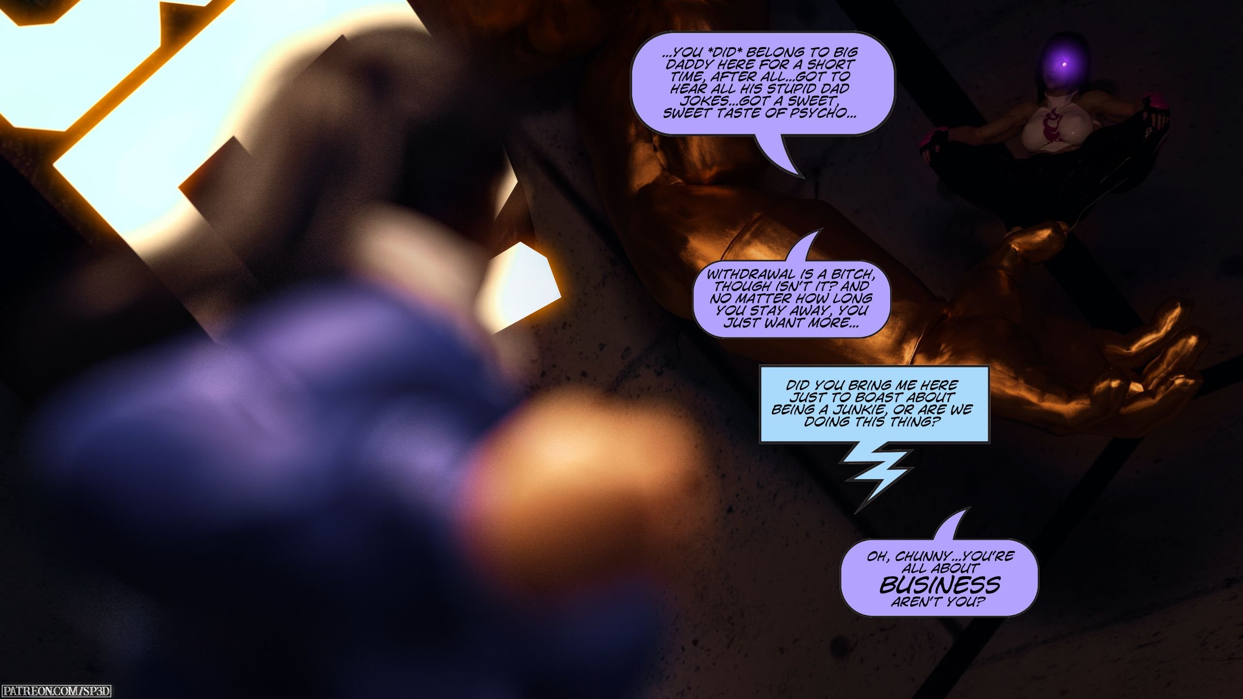 The Good, The Bad, And The Psycho (Street Fighter) [SquarePeg3D] 1 . The Good, The Bad, And The Psycho - Chapter 1 (Street Fighter) [SquarePeg3D] – page 7
