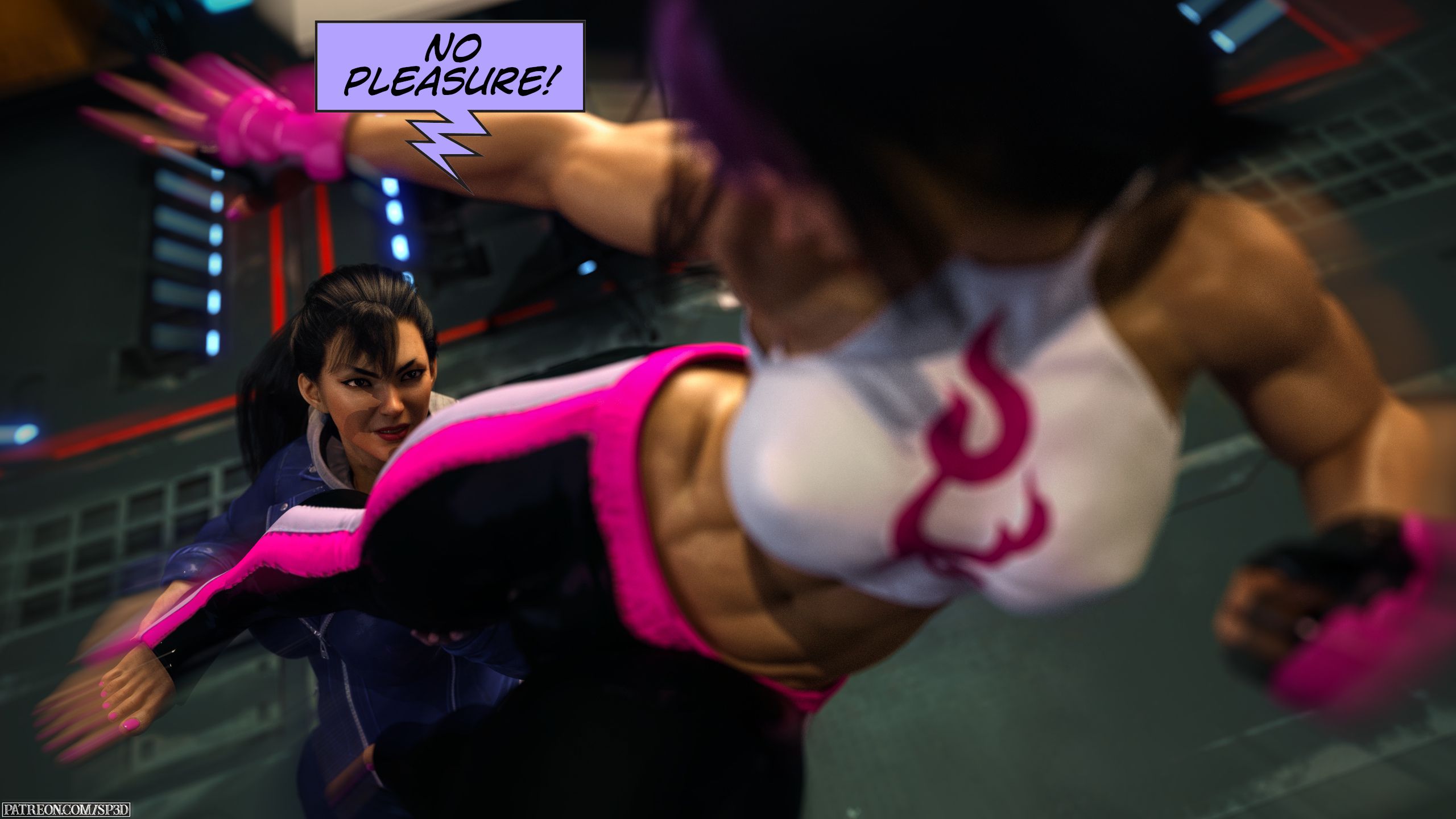 The Good, The Bad, And The Psycho (Street Fighter) [SquarePeg3D] 1 . The Good, The Bad, And The Psycho - Chapter 1 (Street Fighter) [SquarePeg3D] – page 8