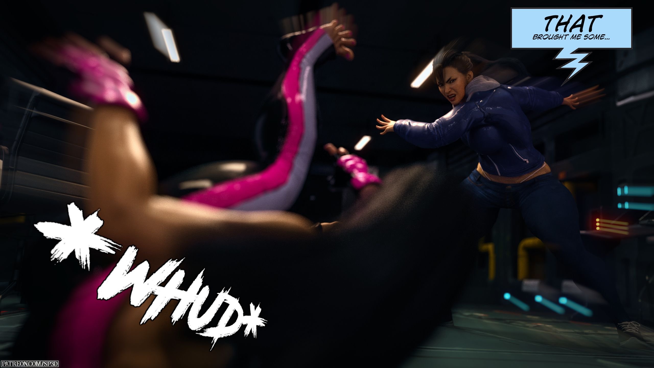 The Good, The Bad, And The Psycho (Street Fighter) [SquarePeg3D] 1 . The Good, The Bad, And The Psycho - Chapter 1 (Street Fighter) [SquarePeg3D] – page 9