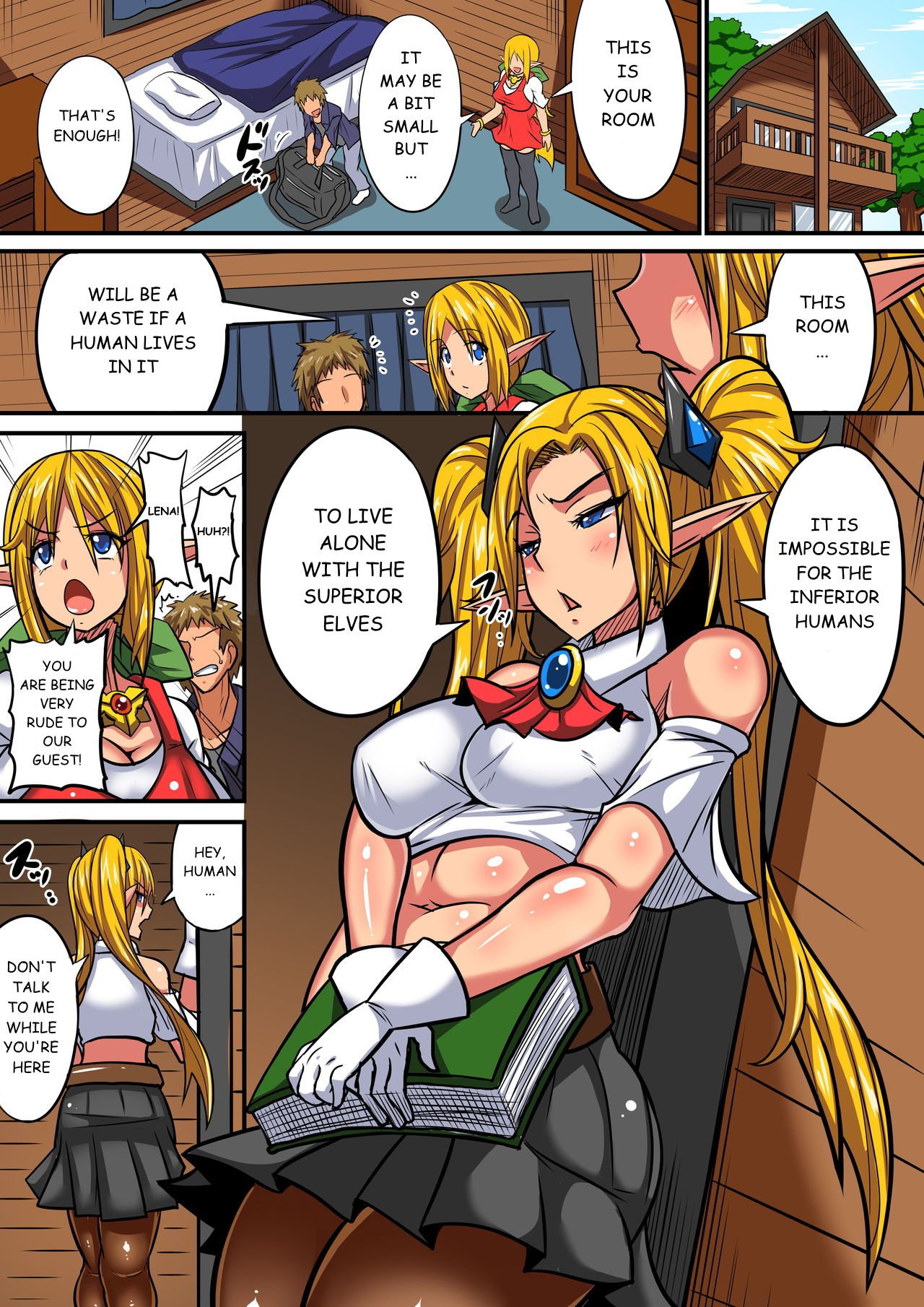 Elf Oyako to Pakopako Ibunka Kouryuu! [Haneinu] 1 . Elf Oyako to Pakopako Ibunka Kouryuu! - Chapter 1 [Haneinu] – page 3