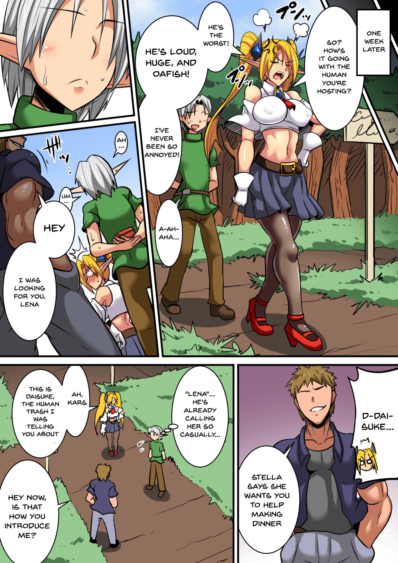 Elf Oyako to Pakopako Ibunka Kouryuu! [Haneinu] 2 . Elf Oyako to Pakopako Ibunka Kouryuu! - Chapter 2 [Haneinu] – page 14