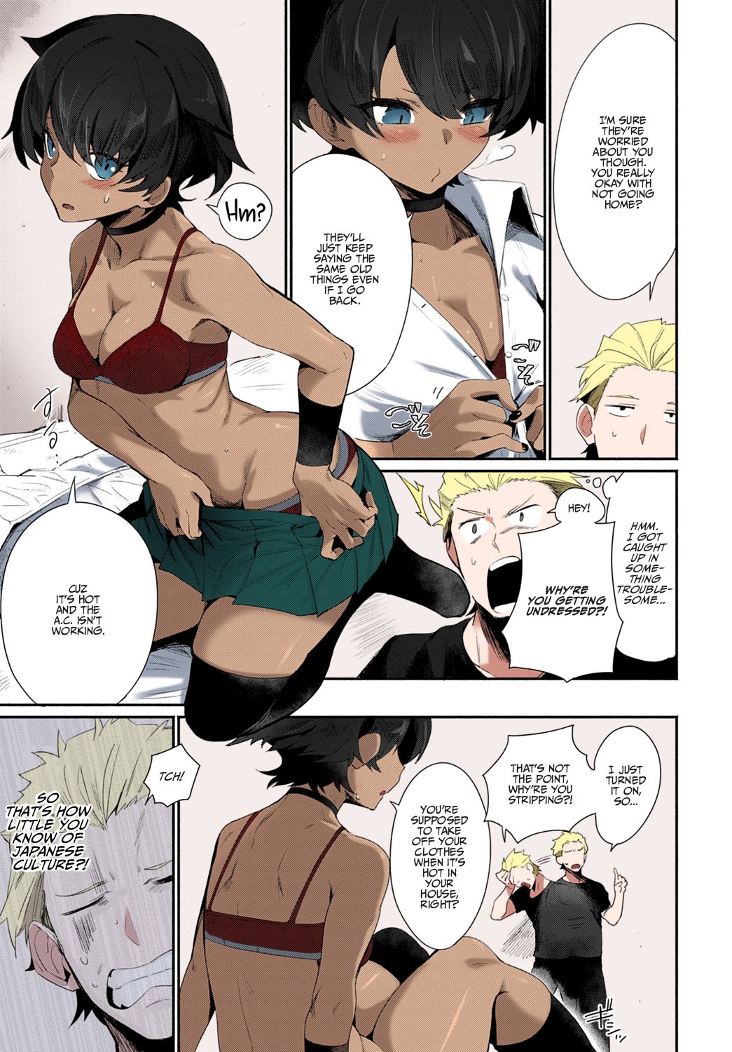 Let’s Intercultural Communication! [Torichamaru] 1.5 . Let's Intercultural Communication! - Colored - Chapter 1 [Torichamaru] – page 7