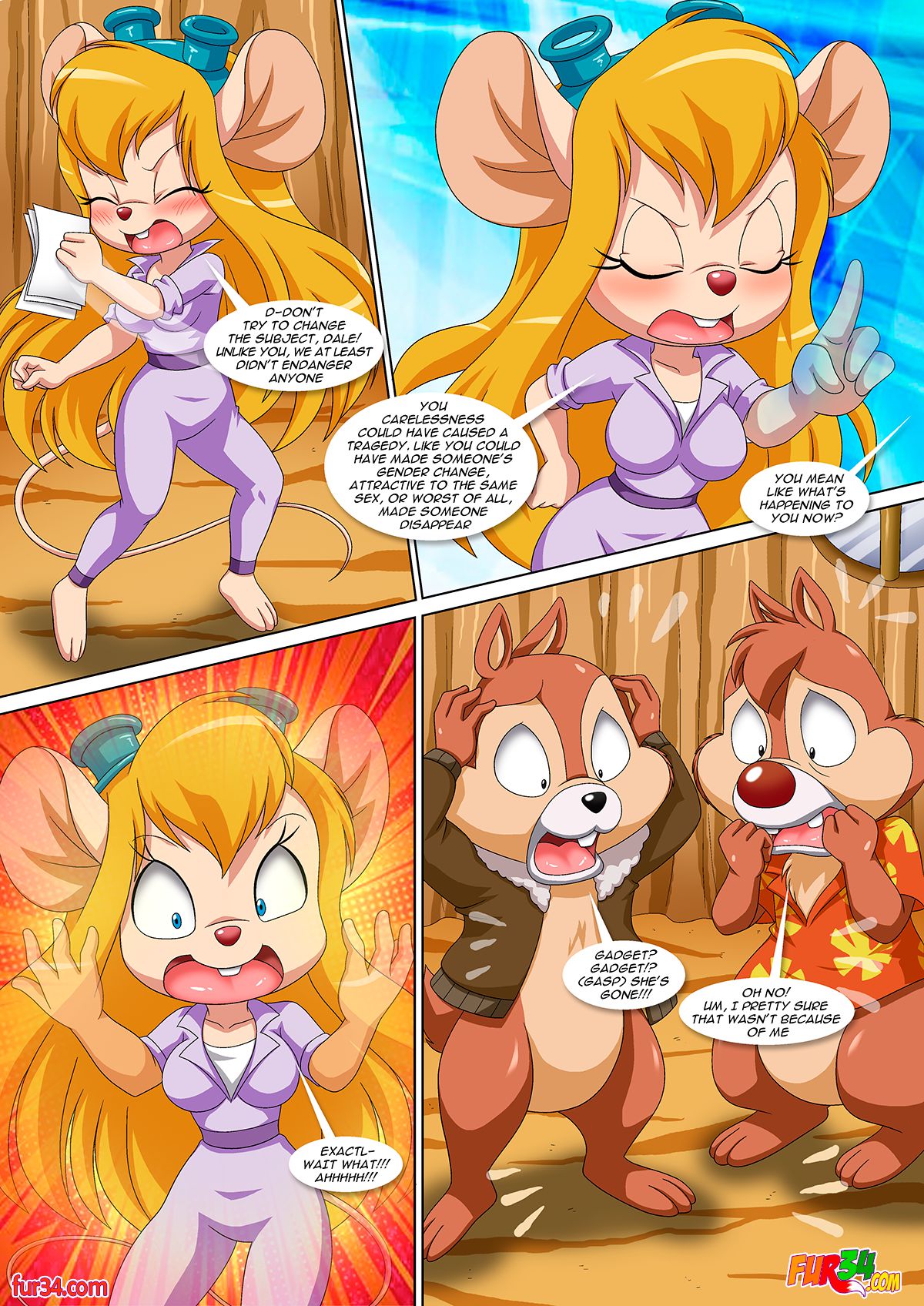 Mouse Slave (Chip ‘n Dale’s Rescue Rangers) [Palcomix] 1 . Mouse Slave - Chapter 1 (Chip 'n Dale's Rescue Rangers) [Palcomix] – page 4
