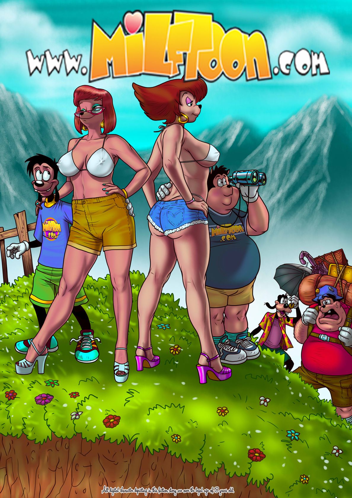 Goofy Vacation (Goof Troop) [MILFToon] 1 . Goofy Vacation - Chapter 1 (Goof Troop) [MILFToon] – page 2