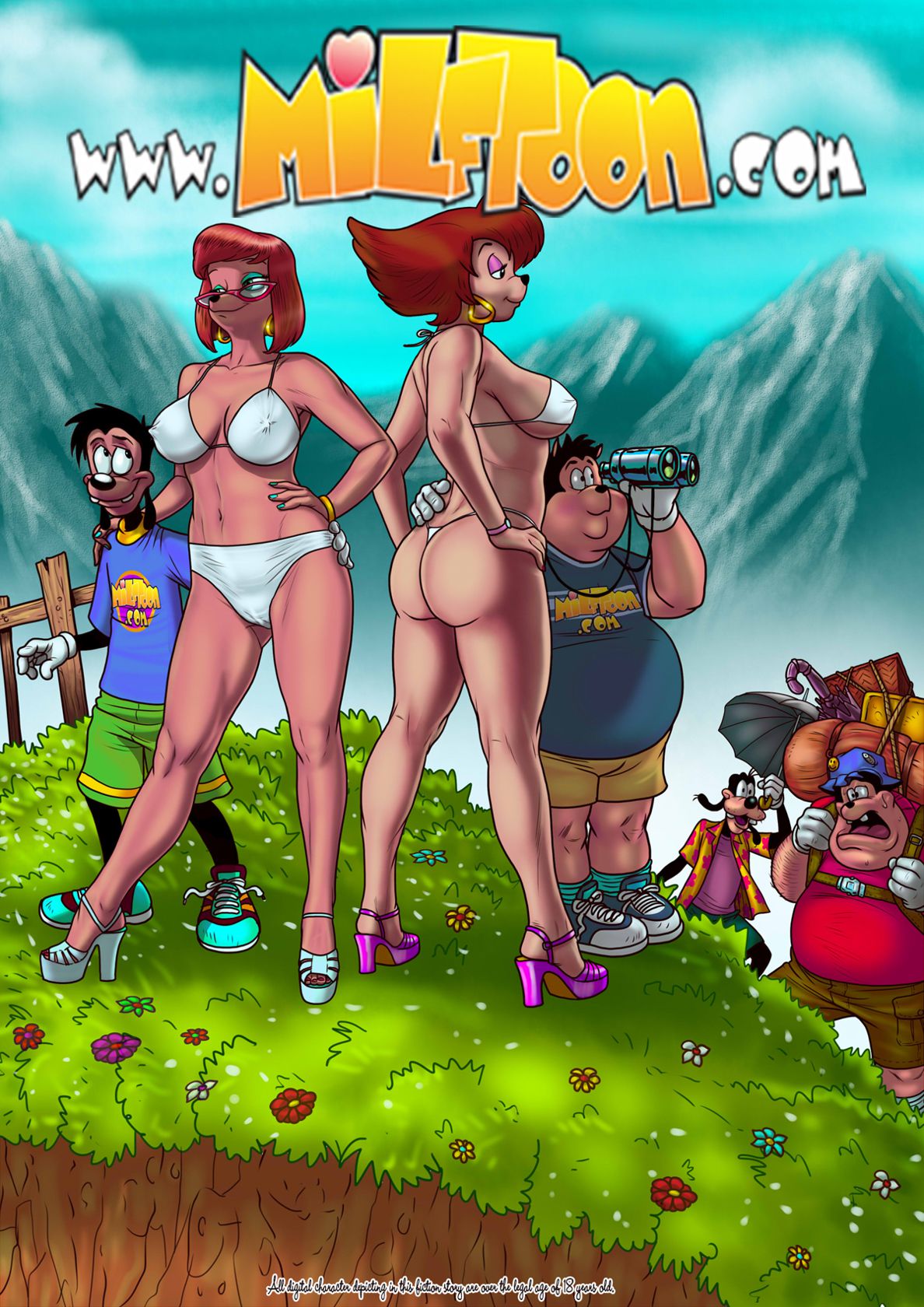 Goofy Vacation (Goof Troop) [MILFToon] 1 . Goofy Vacation - Chapter 1 (Goof Troop) [MILFToon] – page 3