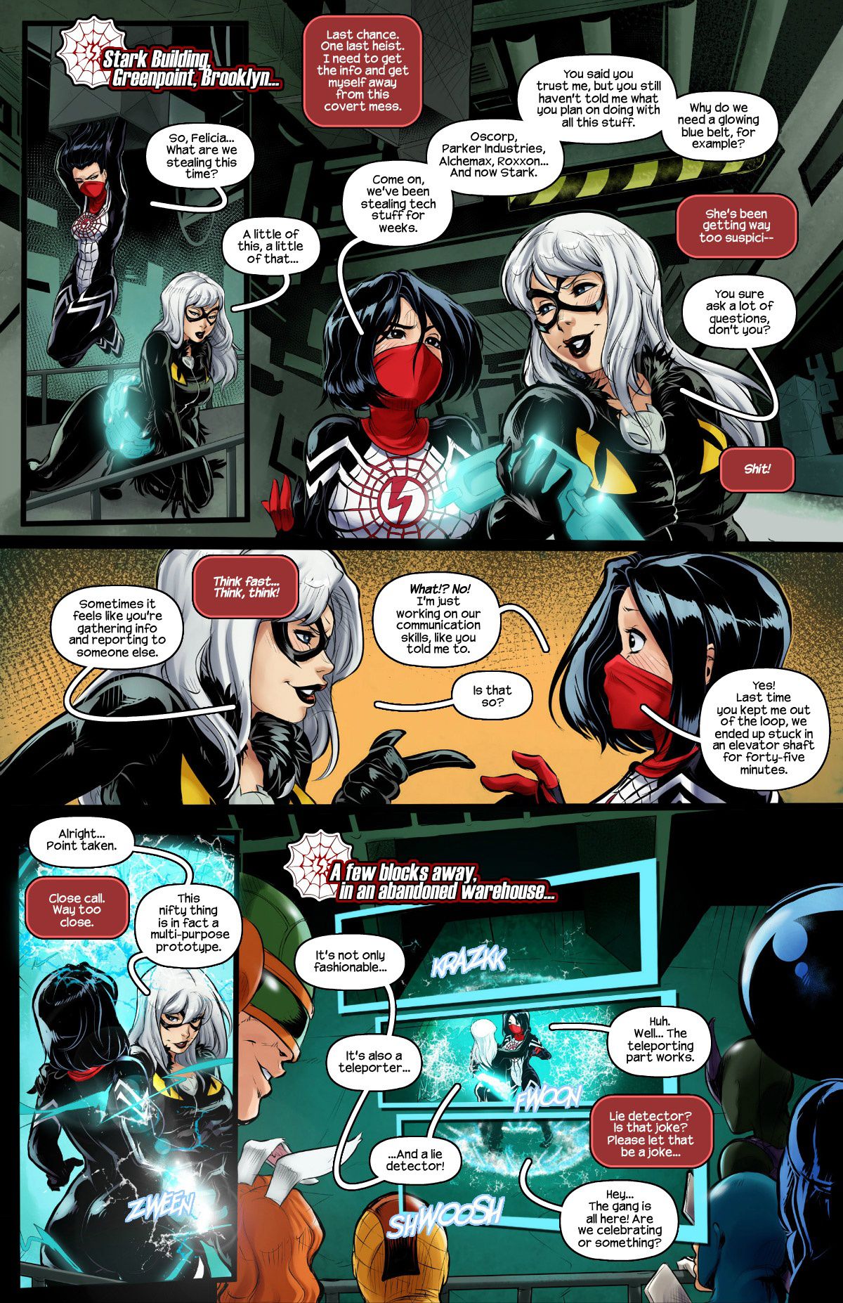 SILK Uncovered (Spider-Man) [Tracy Scops] 1 . SILK Uncovered - Chapter 1 (Spider-Man) [Tracy Scops] – page 3