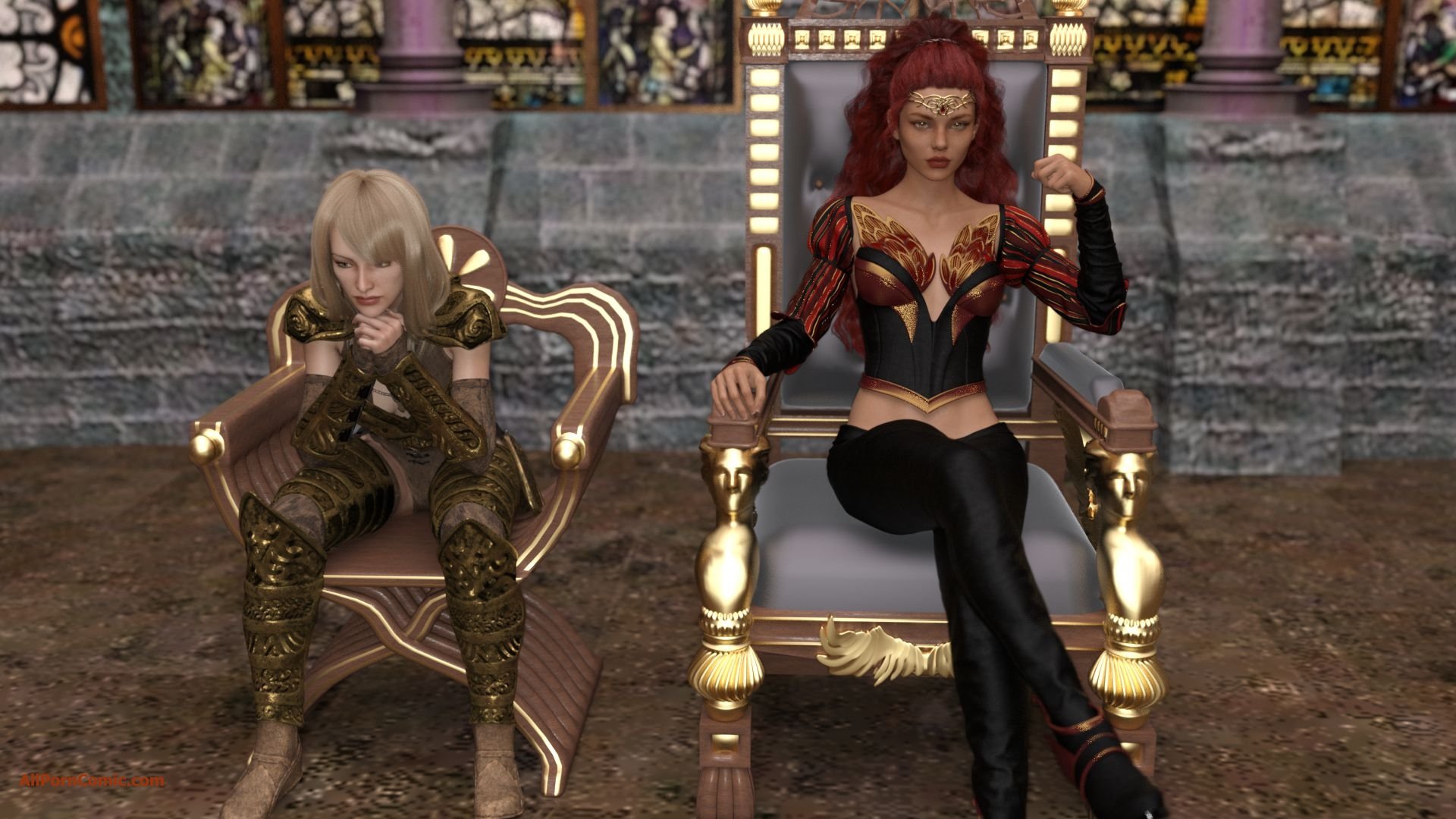 Elf VS Barbarian [Kizaru3D] 1 . Elf VS Barbarian - Chapter 1 [Kizaru3D] – page 1