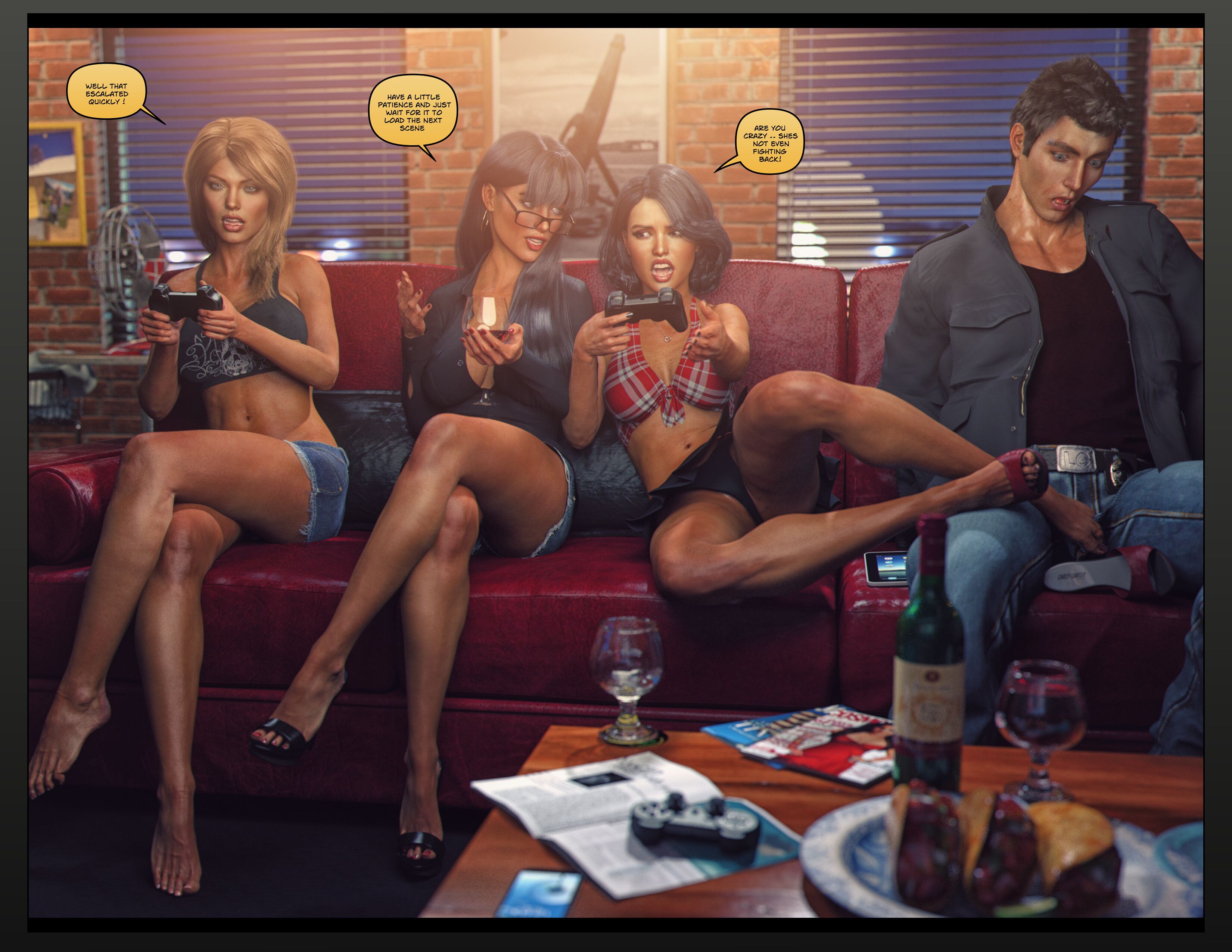 Carey Carter – Videogames Night [Studio AD] 1 . Carey Carter - Videogames Night - Chapter 1 [Studio AD] – page 13