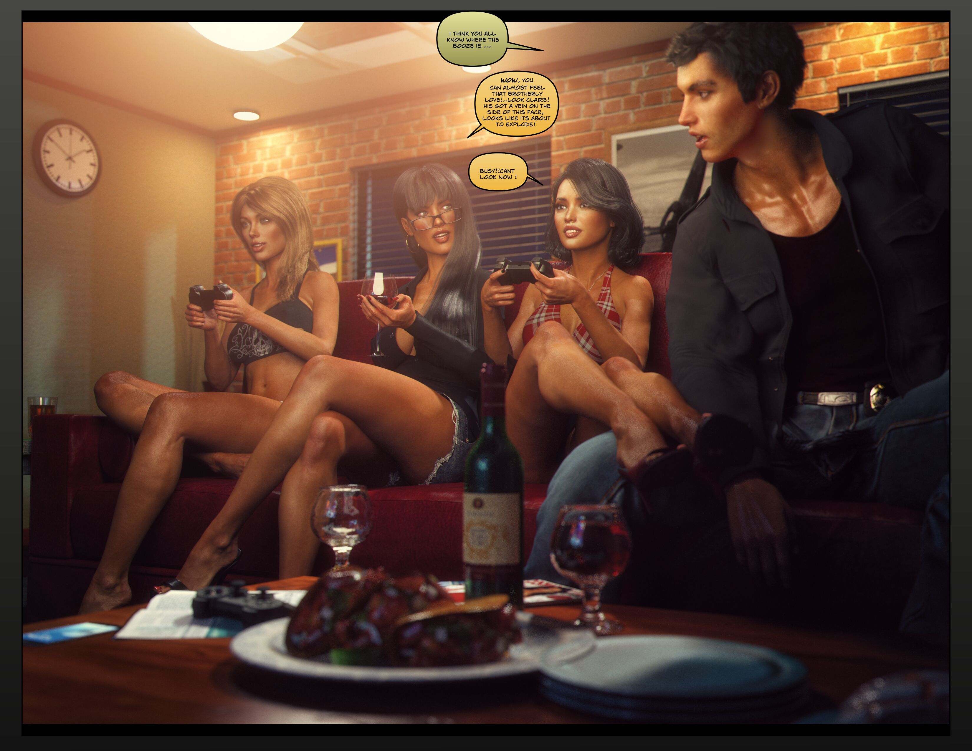Carey Carter – Videogames Night [Studio AD] 1 . Carey Carter - Videogames Night - Chapter 1 [Studio AD] – page 3