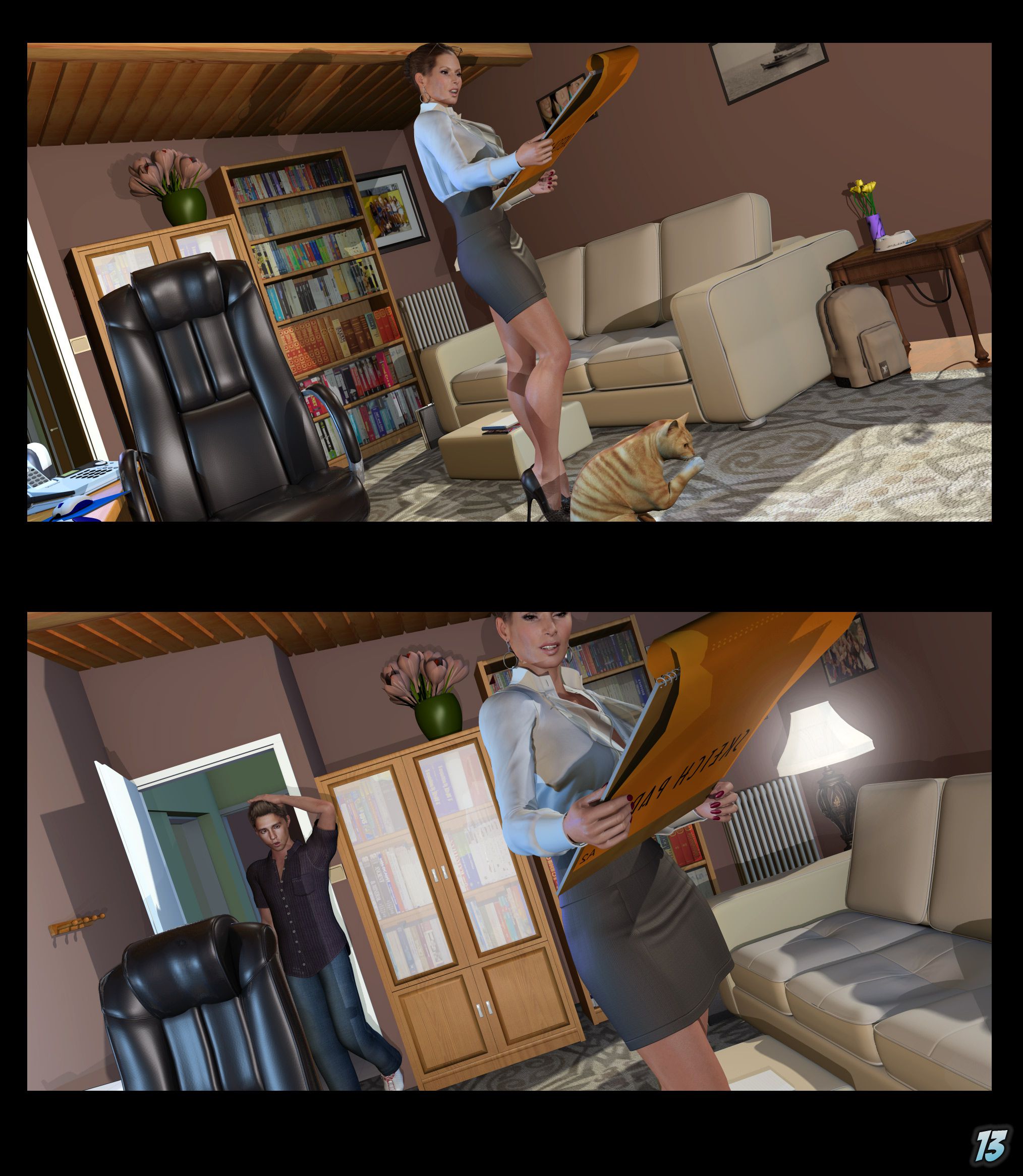 Tied Mom [Studio AD] 3 . Tied Mom - Chapter 3 [ArtDude41] – page 13