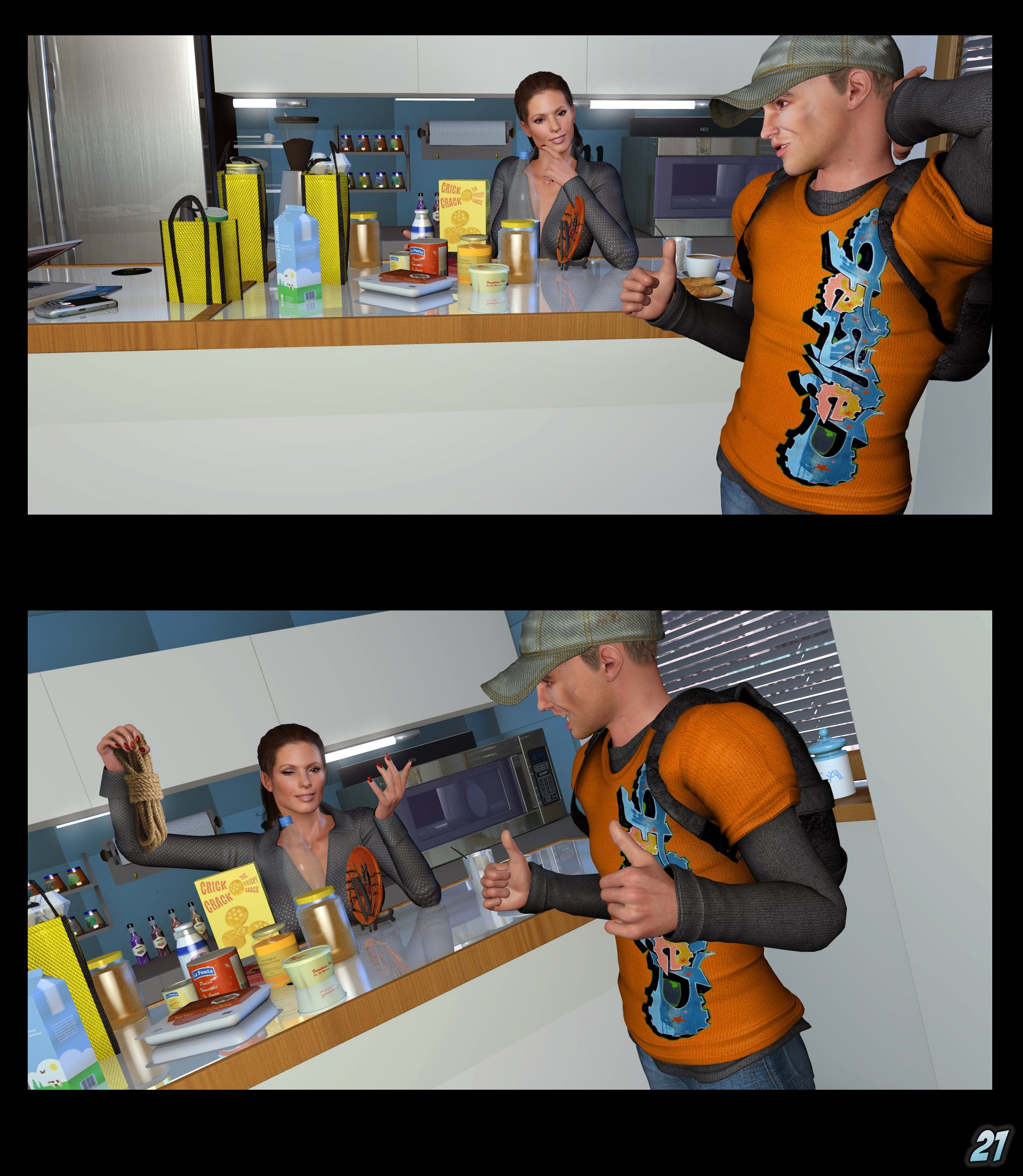 Tied Mom [Studio AD] 3 . Tied Mom - Chapter 3 [ArtDude41] – page 21
