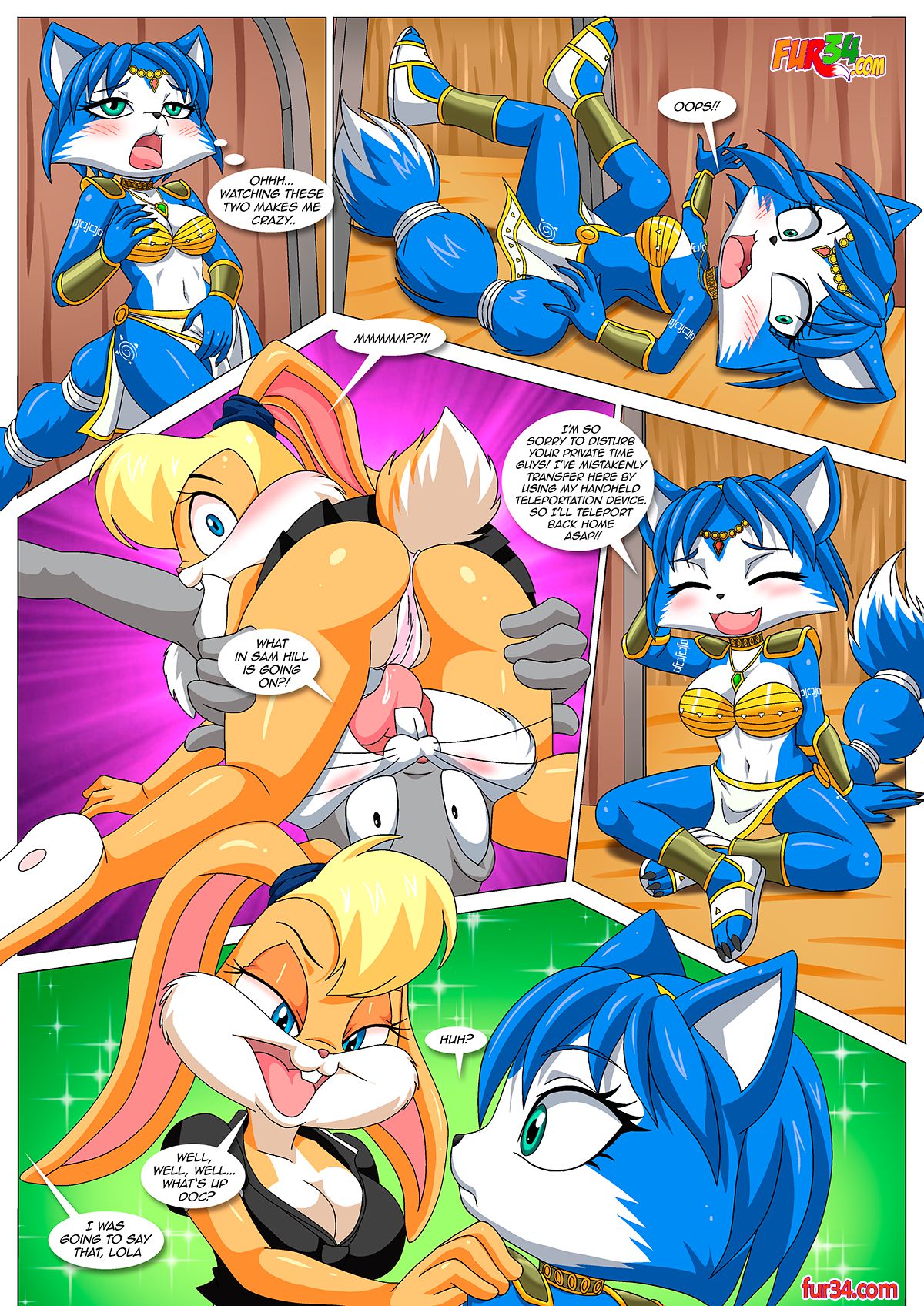 Krystal’s Looney Love (Looney Tunes, Star Fox) [Palcomix] 1 . Krystal's Looney Love - Chapter 1 (Looney Tunes, Star Fox) [Palcomix] – page 6