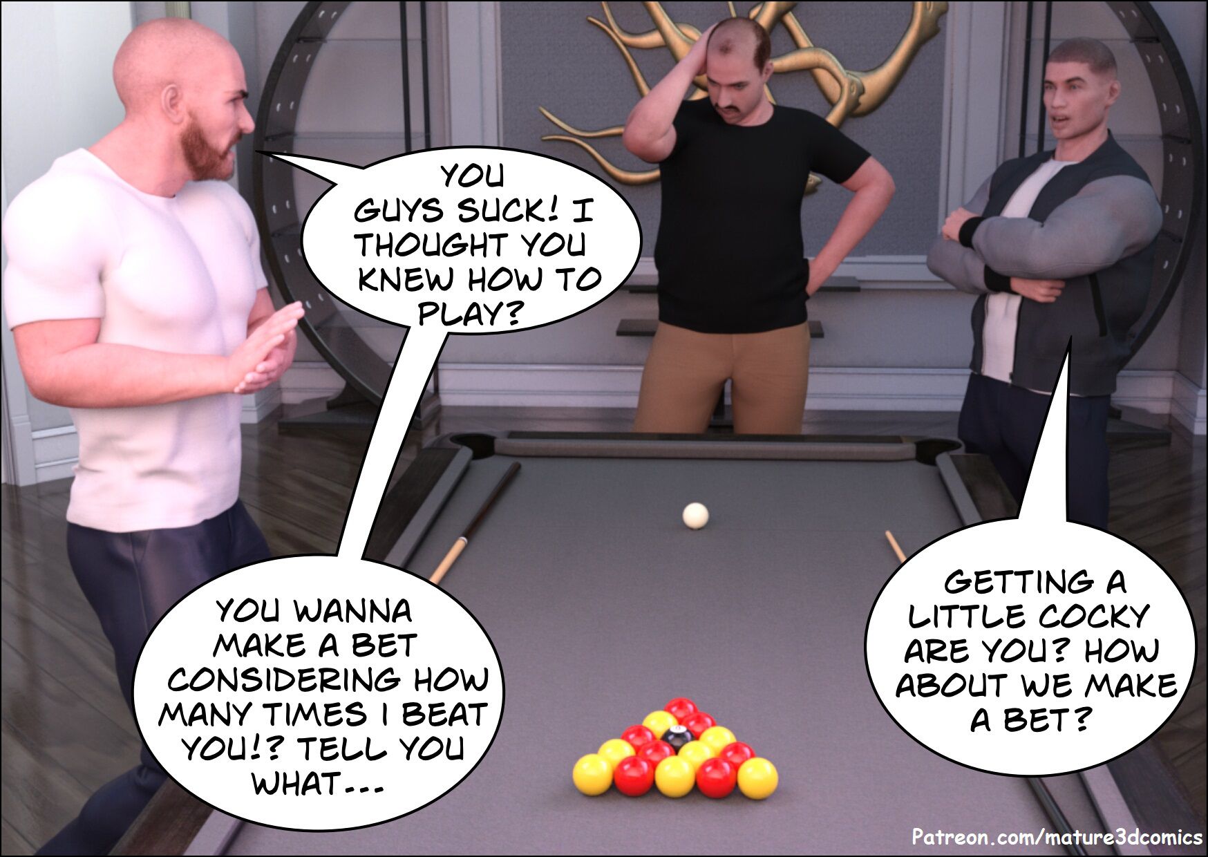 A Bet’s A Bet [Mature3DComics] 1 . A Bet's A Bet - Chapter 1 [Mature3DComics] – page 1