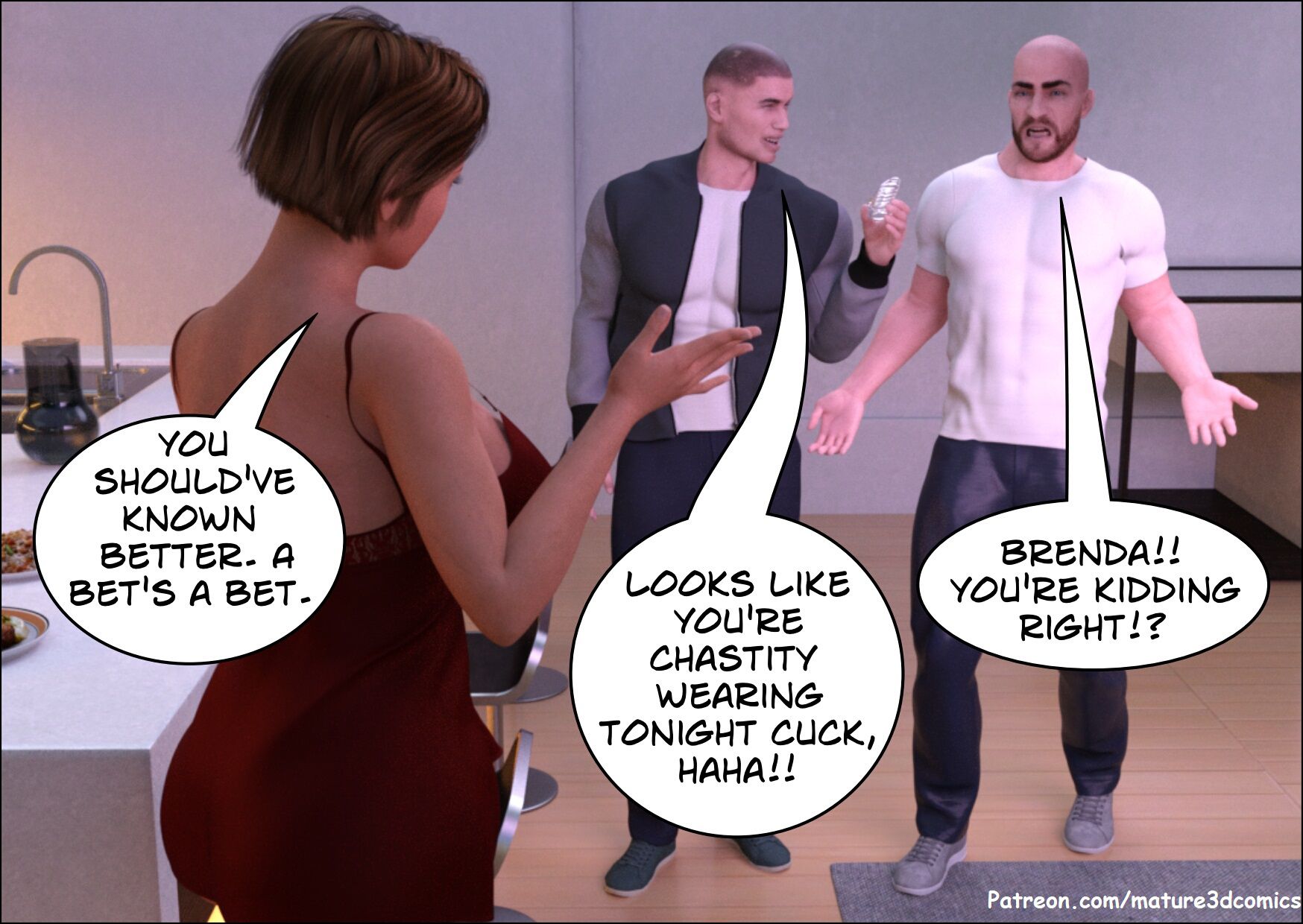 A Bet’s A Bet [Mature3DComics] 1 . A Bet's A Bet - Chapter 1 [Mature3DComics] – page 12