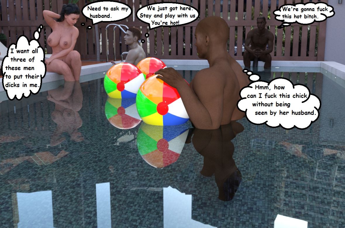 Cuckold Pool Party [Mature3DComics] 1 . Cuckold Pool Party - Chapter 1 [Mature3DComics] – page 22