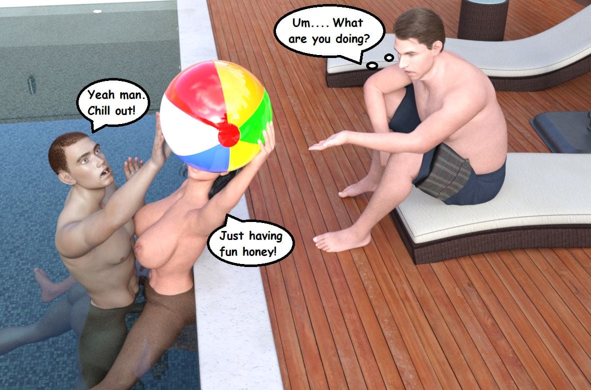 Cuckold Pool Party [Mature3DComics] 1 . Cuckold Pool Party - Chapter 1 [Mature3DComics] – page 28