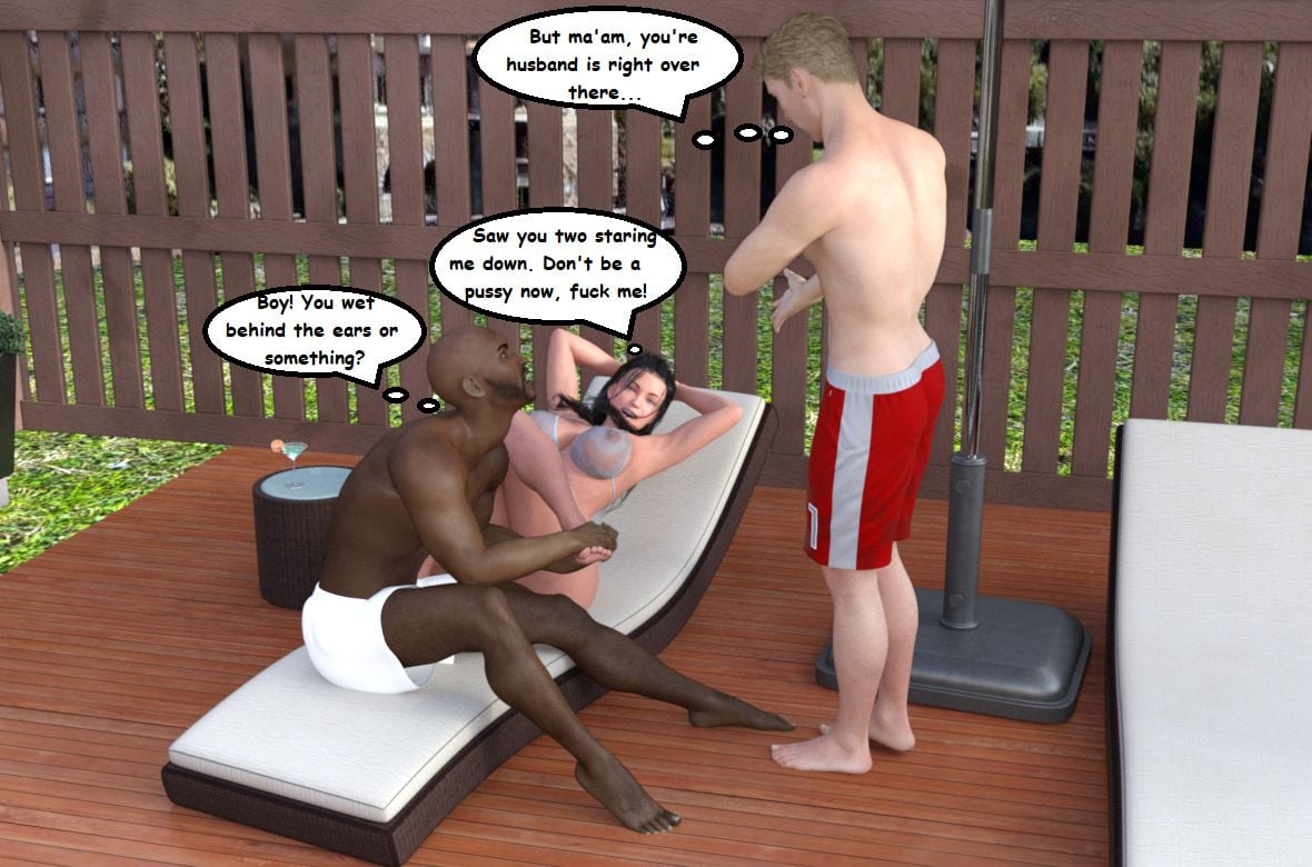 Cuckold Pool Party [Mature3DComics] 1 . Cuckold Pool Party - Chapter 1 [Mature3DComics] – page 3