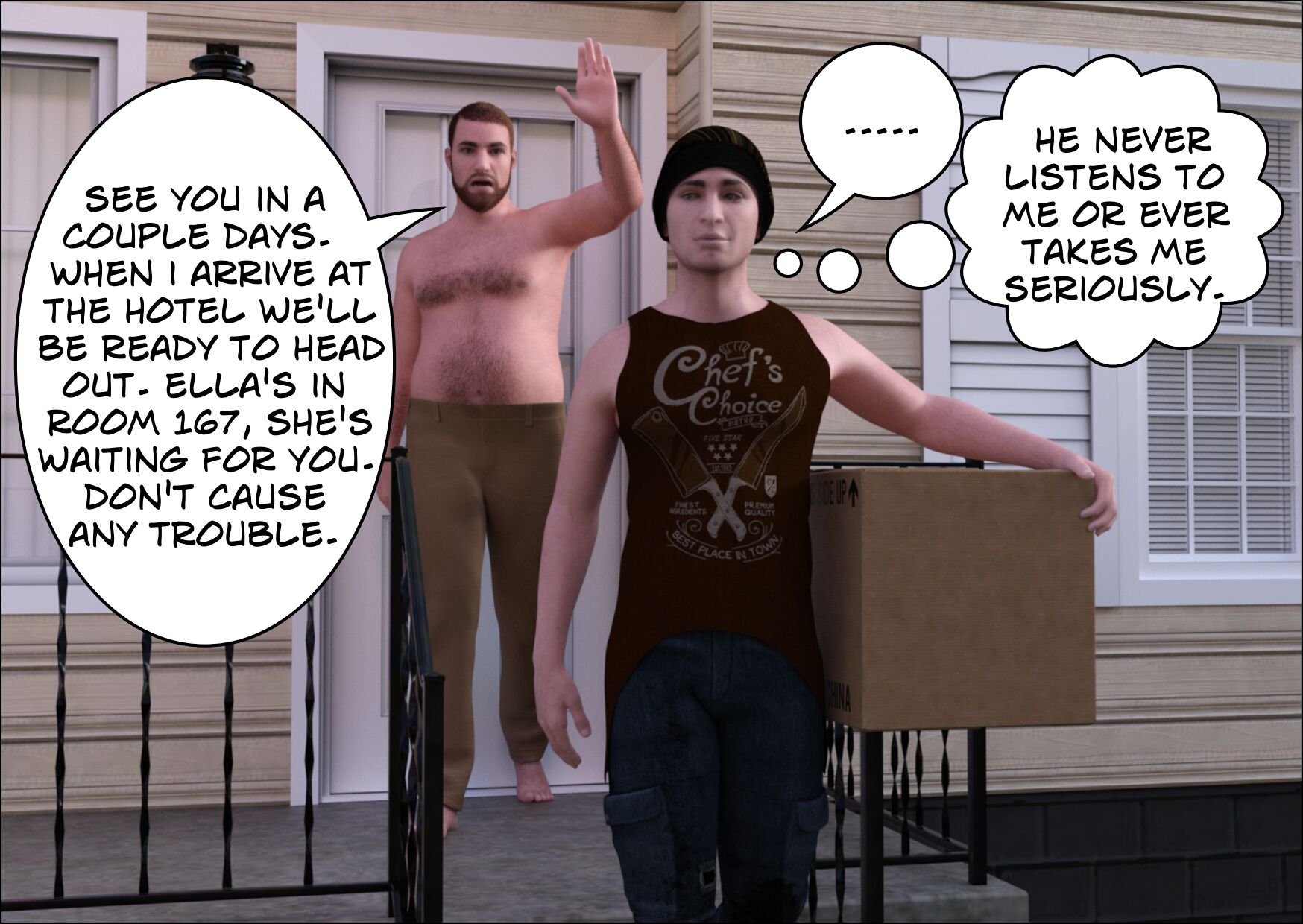 Hotel Seduction [Mature3DComics] 1 . Hotel Seduction - Chapter 1 [Mature3DComics] – page 8