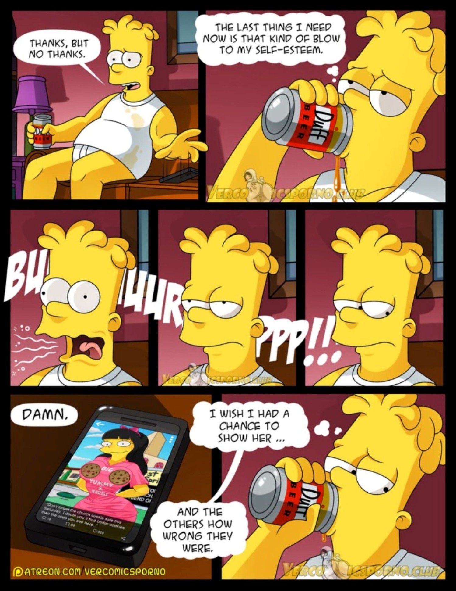 There’s No Sex Without EX (The Simpsons) [Milky Bunny] 1 . There's No Sex Without EX - Chapter 1 (The Simpsons) [Milky Bunny] – page 6