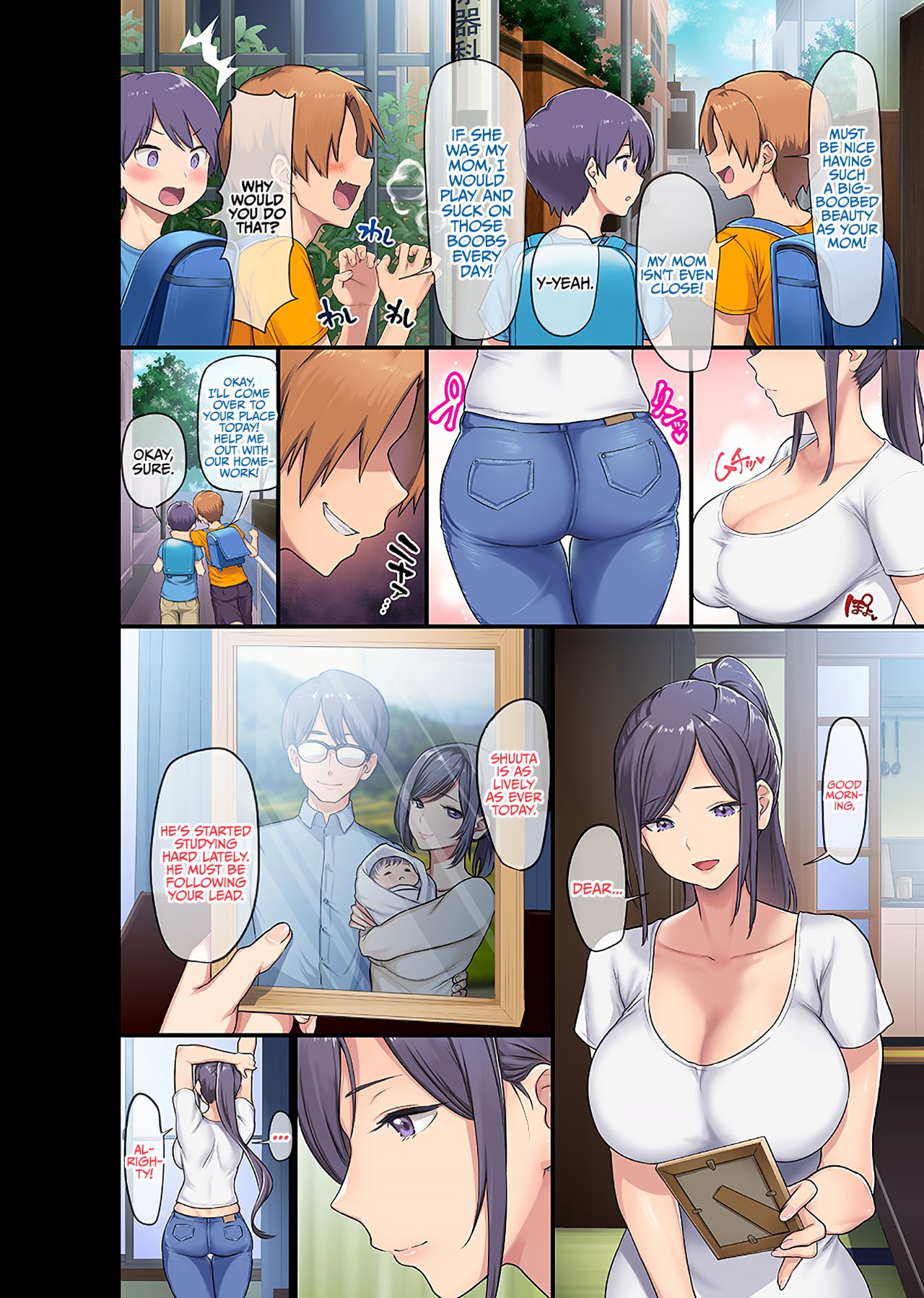 Giant Boobs Widow And Her Son’s Very Very Bad Friend [Ohkami Ryosuke, Meme50] 1 . Giant Boobs Widow And Her Son's Very Very Bad Friend - Chapter 1 [Ohkami Ryosuke, Meme50] – page 3