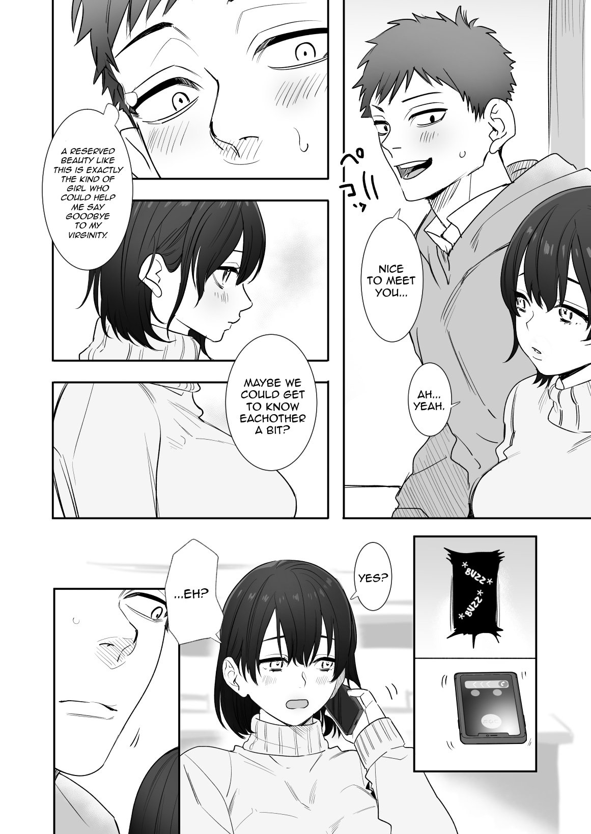 〇sen-yen de Oppai Misete [Oniben Katze] 1 . 〇sen-yen de Oppai Misete - Chapter 1 [Oniben Katze] – page 3