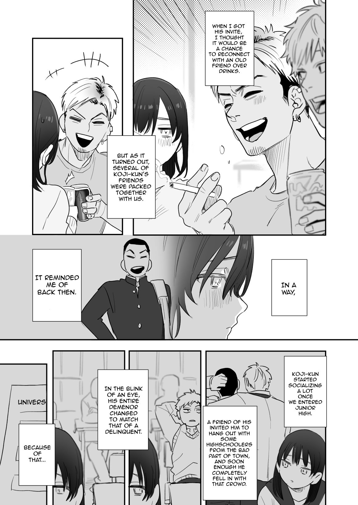 〇sen-yen de Oppai Misete [Oniben Katze] 1 . 〇sen-yen de Oppai Misete - Chapter 1 [Oniben Katze] – page 8