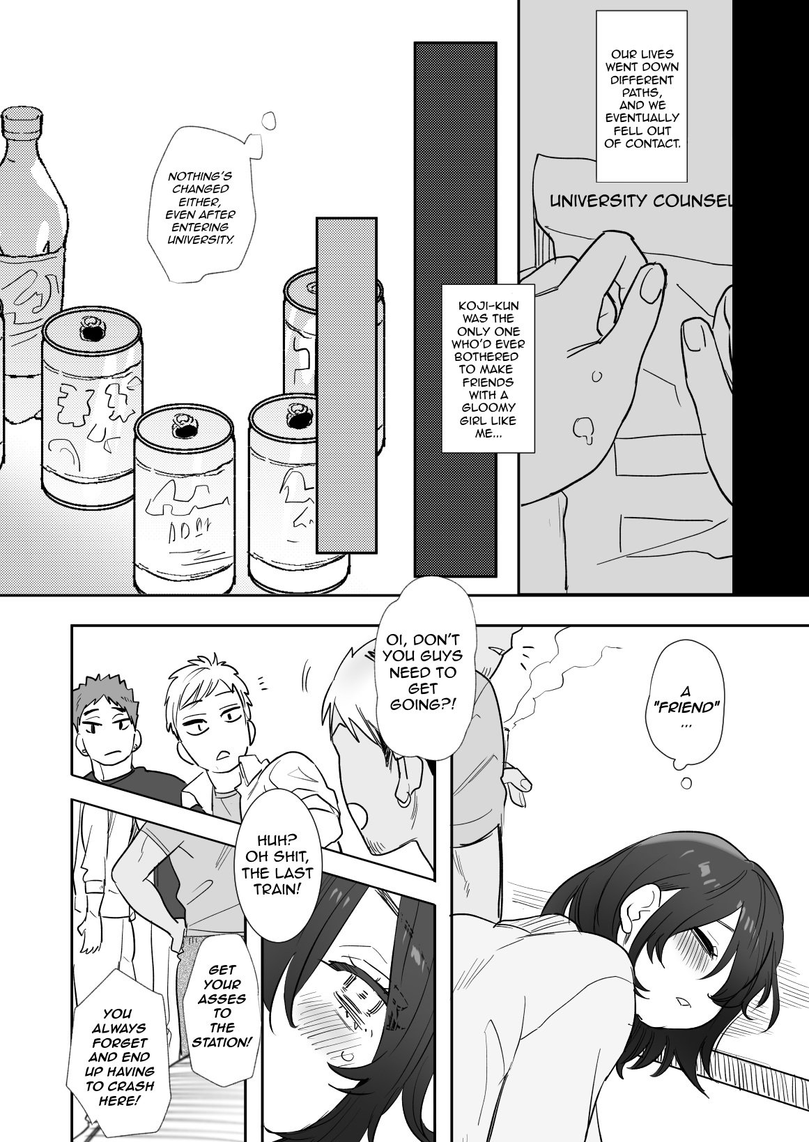 〇sen-yen de Oppai Misete [Oniben Katze] 1 . 〇sen-yen de Oppai Misete - Chapter 1 [Oniben Katze] – page 9