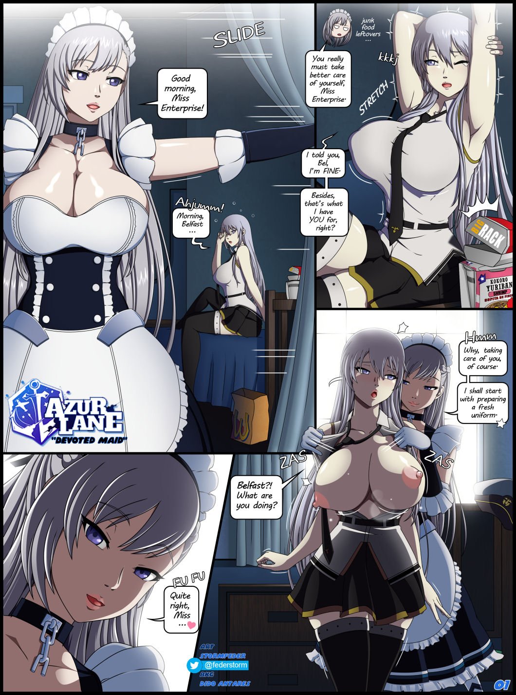 Devoted Maid (Azur Lane) [StormFeder] 1 . Devoted Maid - Chapter 1 (Azur Lane) [StormFeder] – page 1
