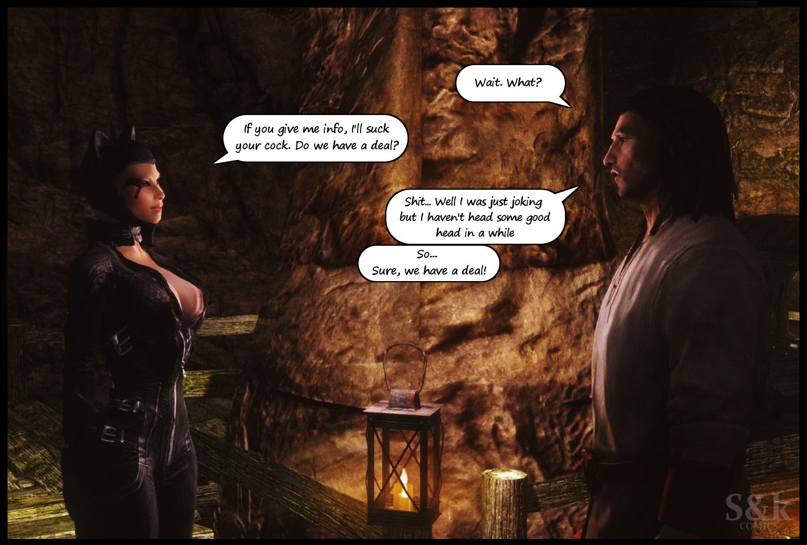 Khajitwoman (The Elder Scrolls V: Skyrim) [SKComics] 1 . Khajitwoman - [SKComics] – page 95