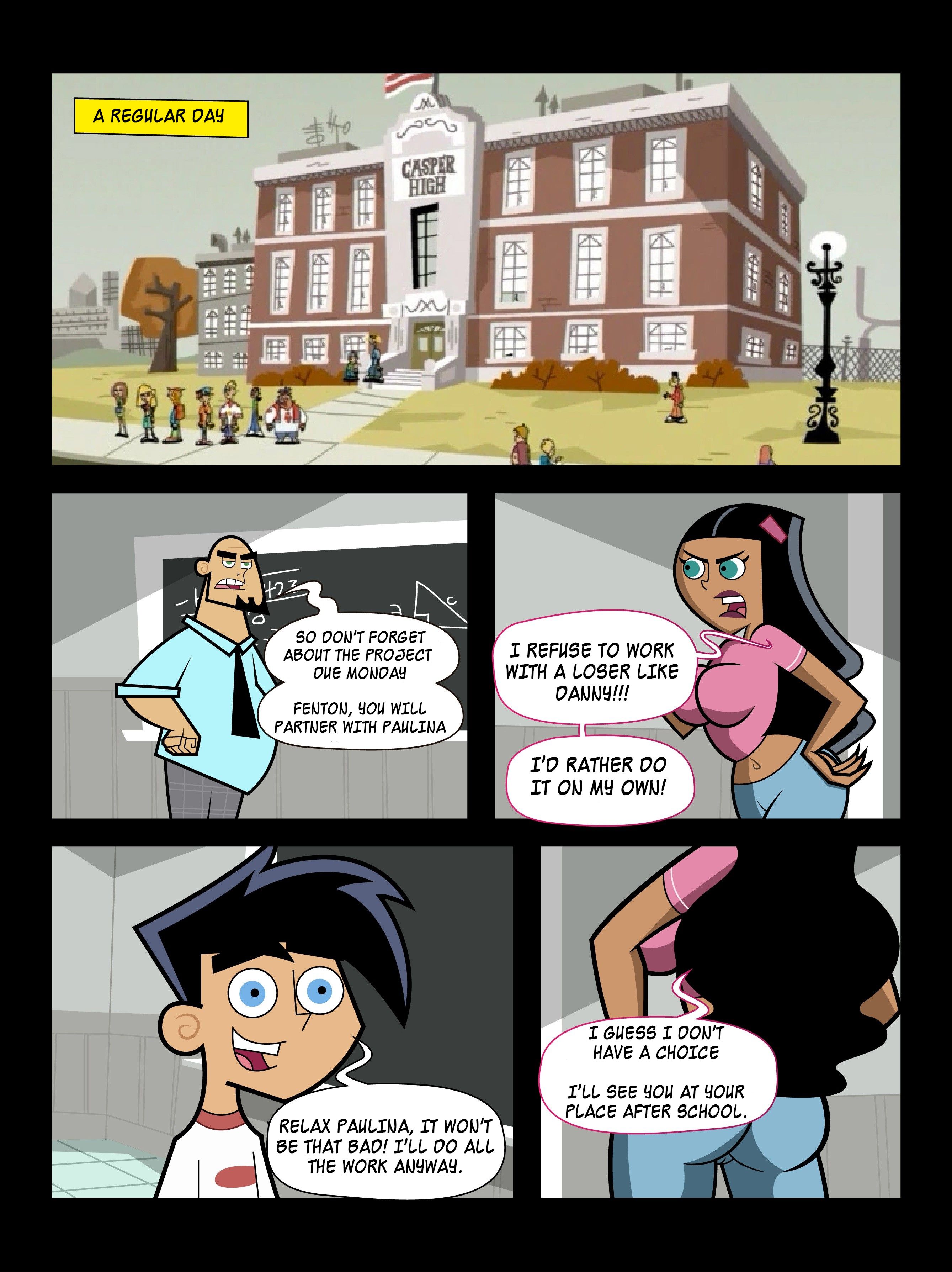 Homework (Danny Phantom) [MexiComix] 1 . Homework - Chapter 1 (Danny Phantom) [MexiComix] – page 2
