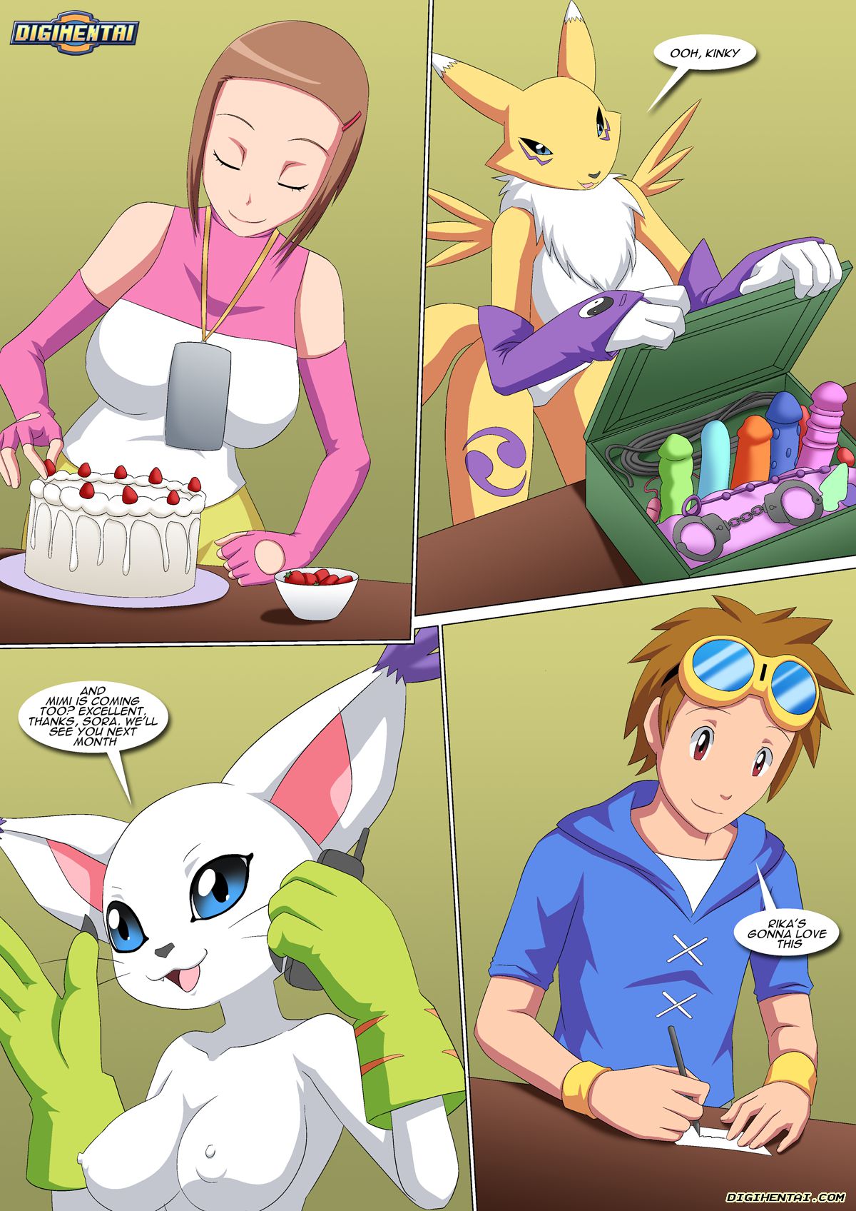 Happy Birthday Rika (Digimon) [Palcomix] 2 . Happy Birthday Rika - Chapter 2 (Digimon) [Palcomix] – page 4