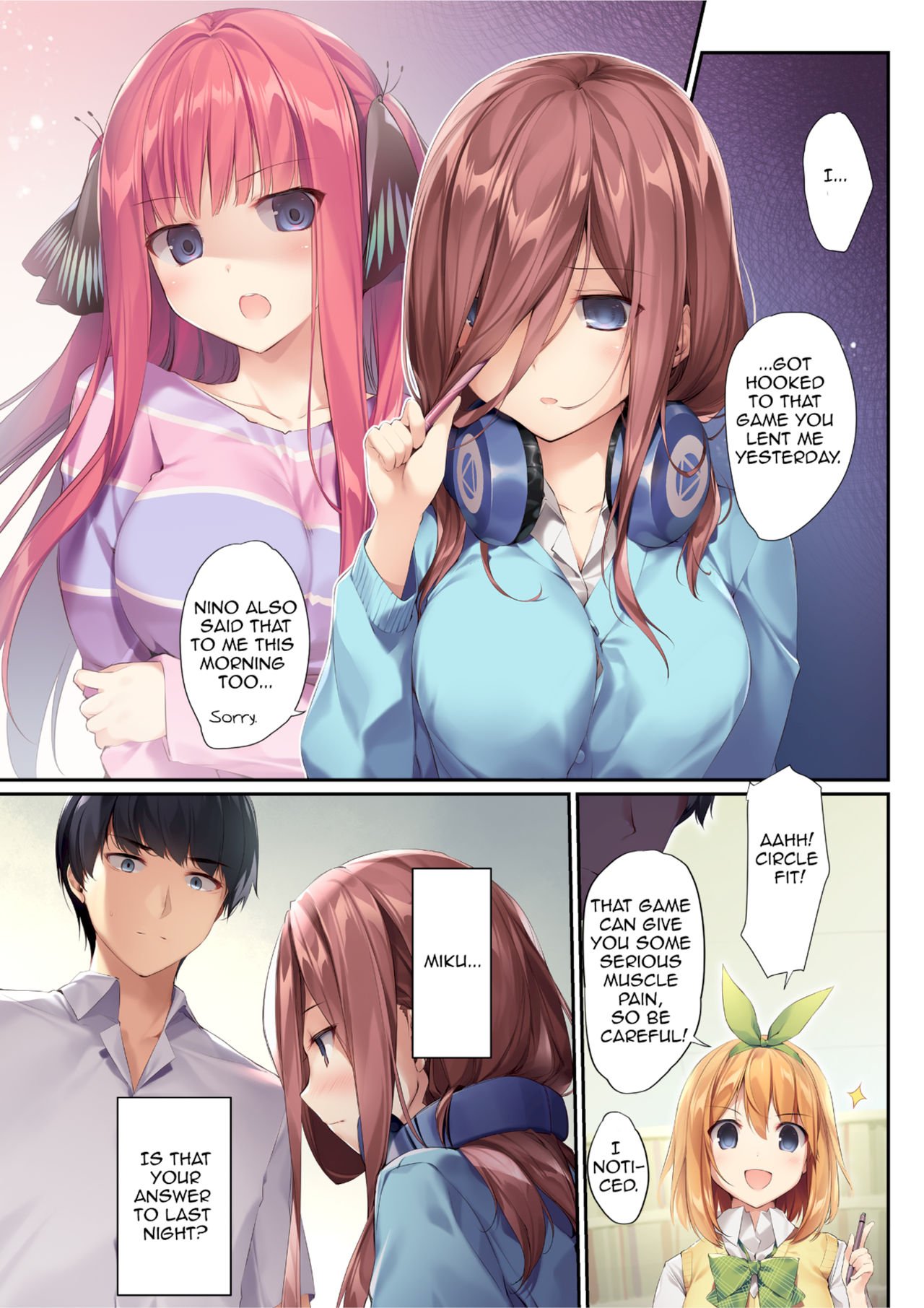 A Book Where Miku Has It Her Way (The Quintessential Quintuplets) [Karory] 1 . A Book Where Miku Has It Her Way - Chapter 1 (The Quintessential Quintuplets) [Karory] – page 16