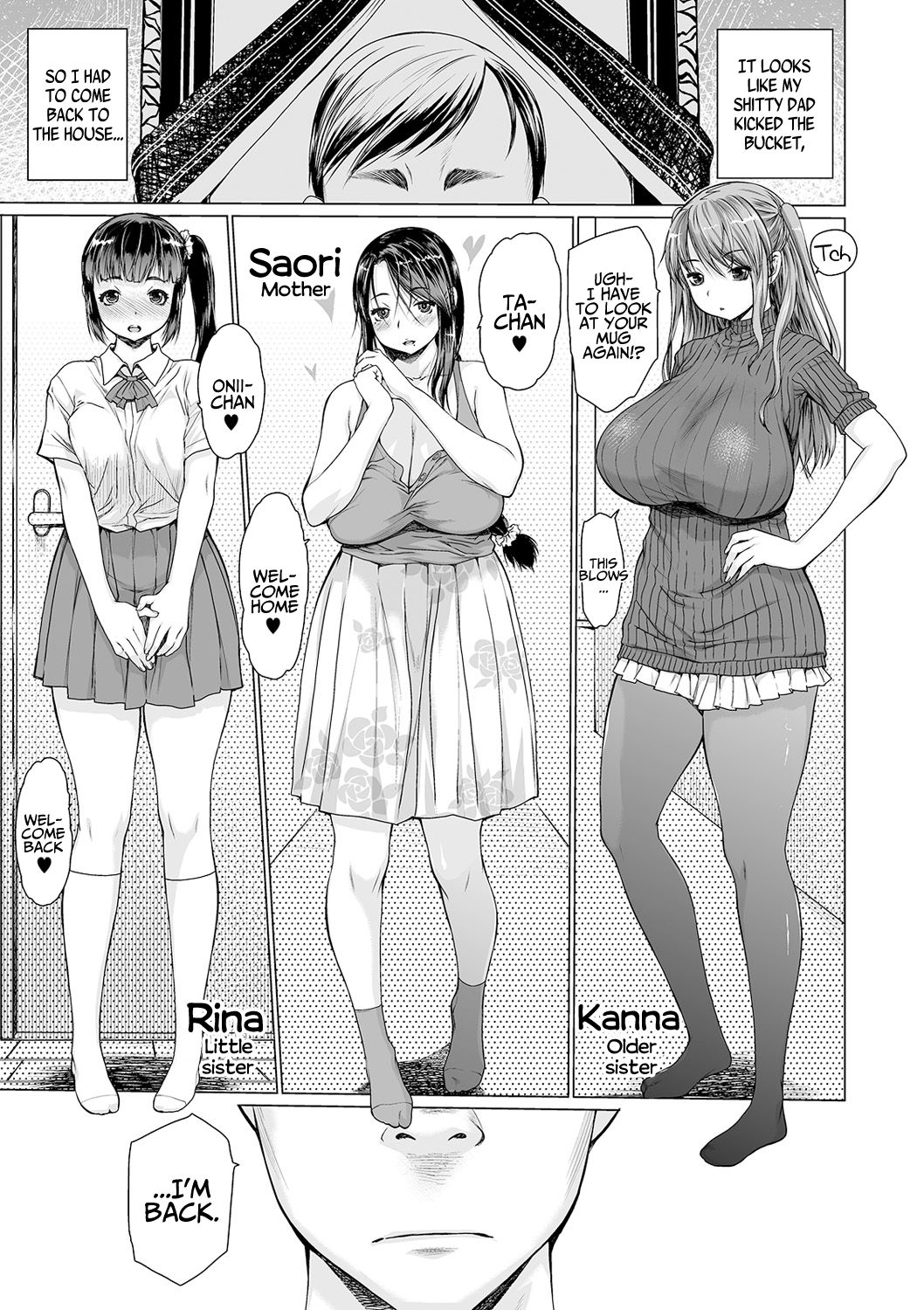 Dark Family [Zero no Mono] 1 . Dark Family - Chapter 1 [Zero no Mono] – page 1