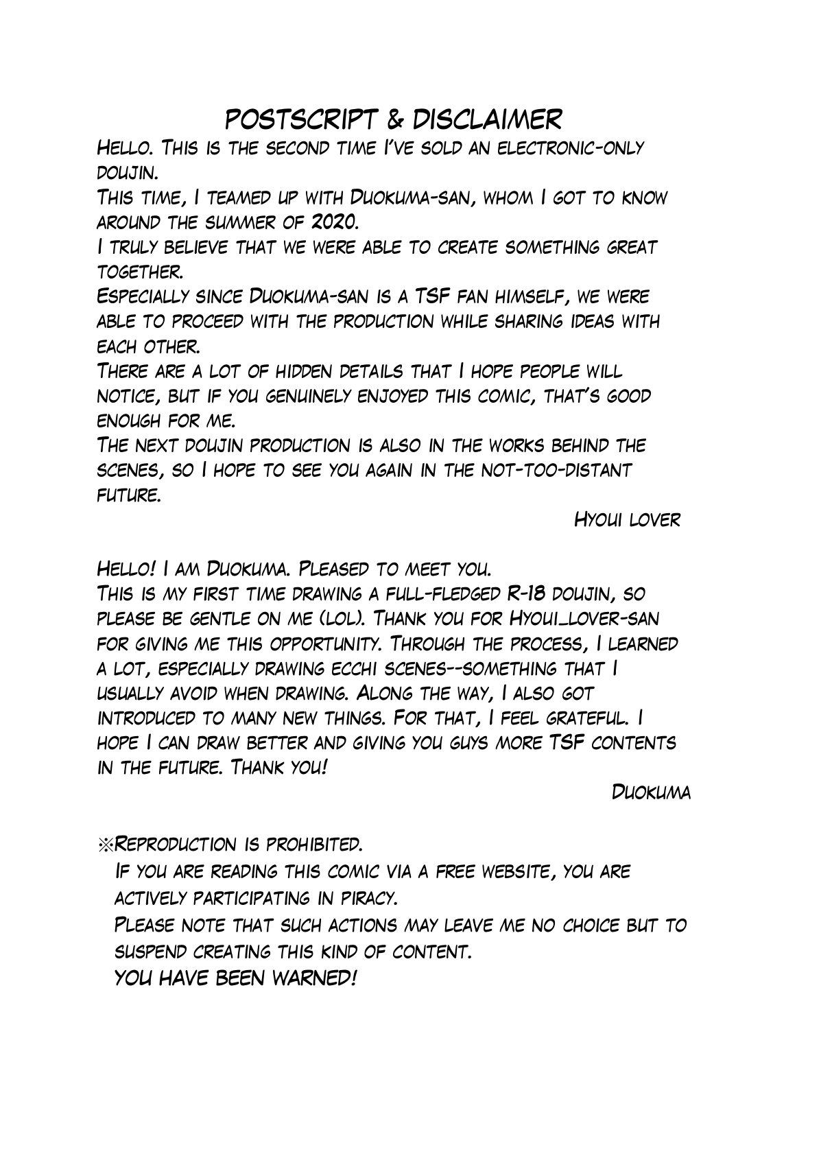 That Body, Take It Home! [Duokuma] 1 . That Body, Take It Home! - Chapter 1 [Duokuma] – page 37