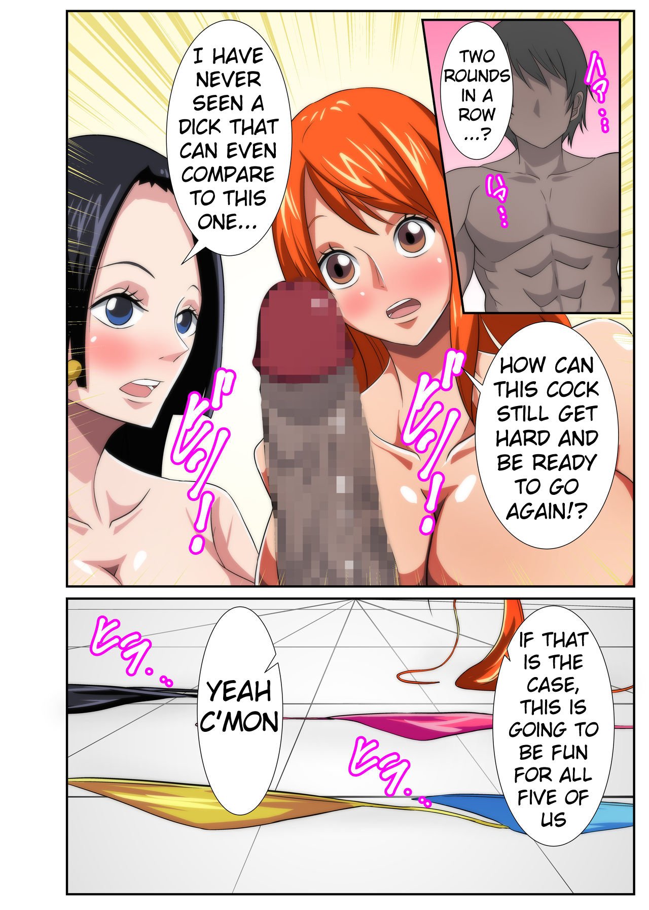 Harem Paradise With Big Breasted Heroines (One Piece) [Q Doujin] 1 . Harem Paradise With Big Breasted Heroines - Chapter 1 (One Piece) [Q Doujin] – page 16