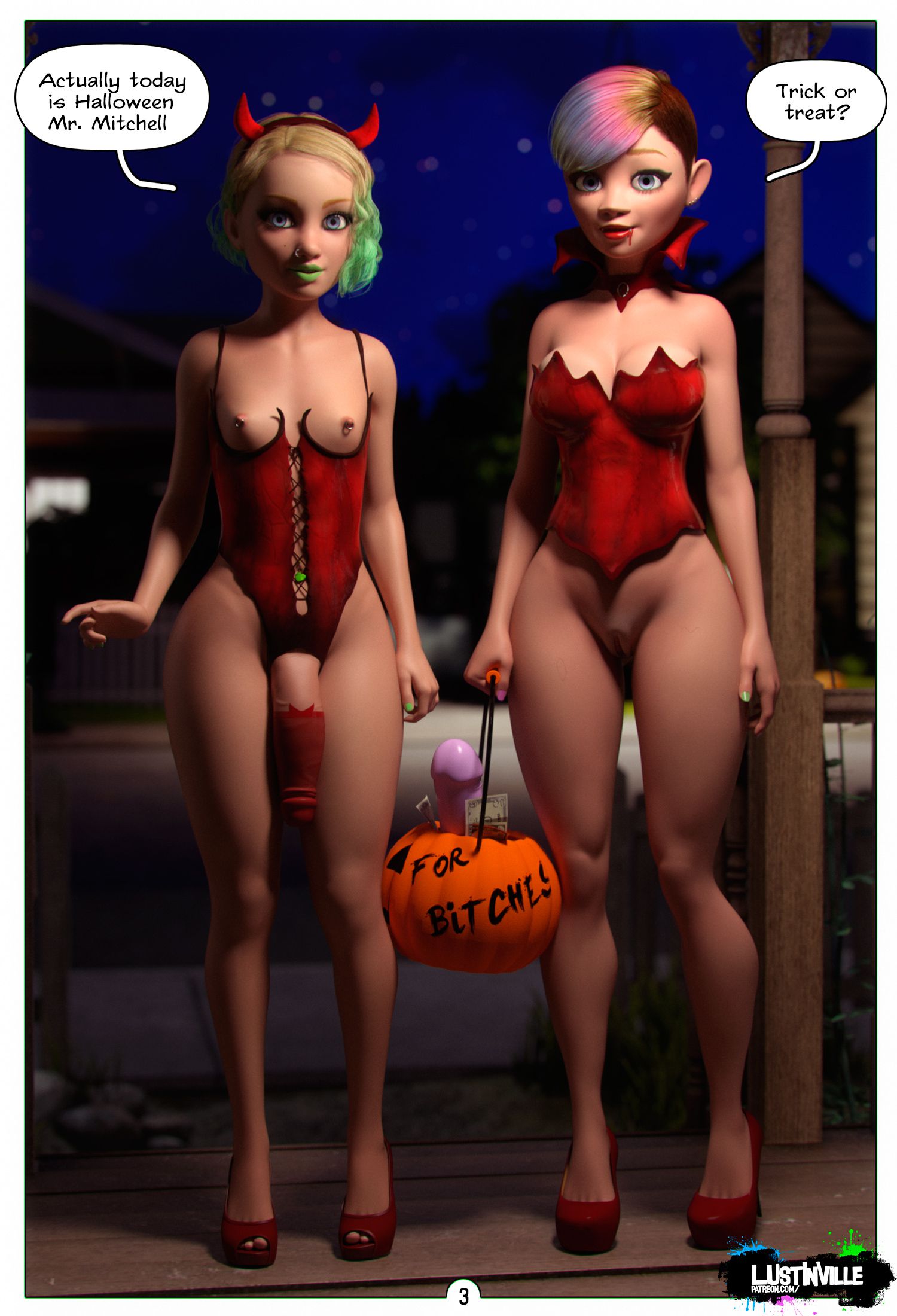 LustInVille [Ugaromix] 2.5 . LustInVille - Halloween Treats - Chapter 2.5 [Ugaromix] – page 3