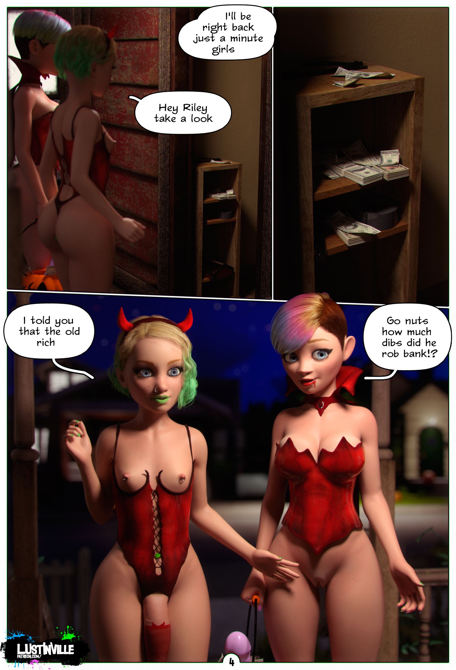 LustInVille [Ugaromix] 2.5 . LustInVille - Halloween Treats - Chapter 2.5 [Ugaromix] – page 4